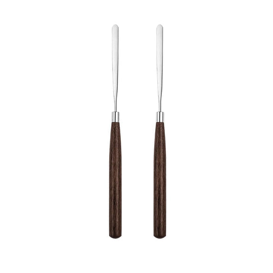Palette Knife Painting Spatula for Oil, Acrylic Paint, Metal Painting Knife Mixing for Art, Palette Scraper for Creative Painting,Color Mixing, Smearing. 2Pc