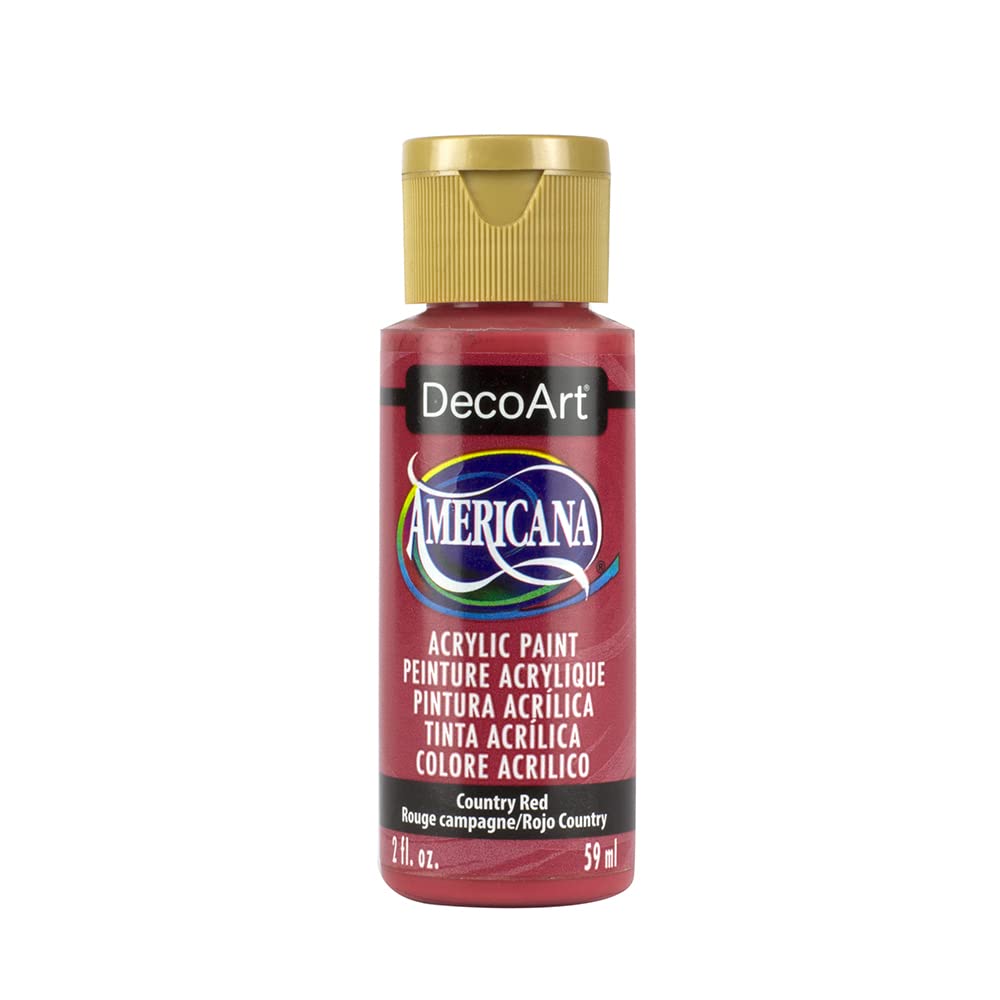 DecoArt Americana Acrylic Paint Set – Popular Colors, 18 Bottles (2 fl oz) – Art and Craft Acrylic Paints for Canvas, Wood, and More