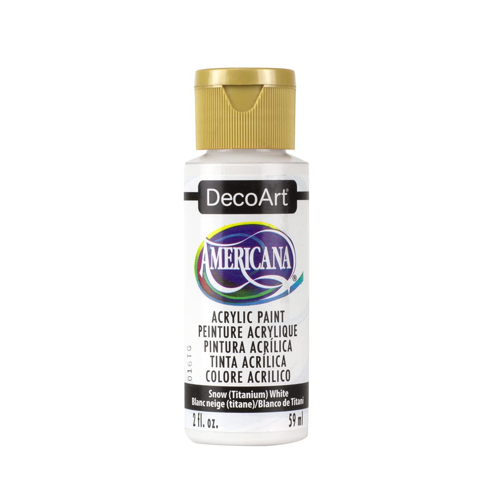 DecoArt Americana Acrylic Paint Set – Popular Colors, 18 Bottles (2 fl oz) – Art and Craft Acrylic Paints for Canvas, Wood, and More