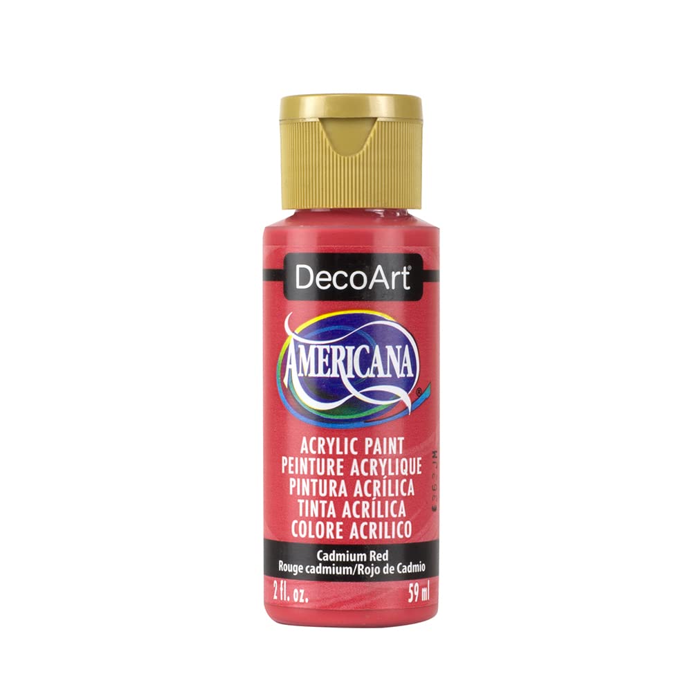 DecoArt Americana Acrylic Paint Set – Popular Colors, 18 Bottles (2 fl oz) – Art and Craft Acrylic Paints for Canvas, Wood, and More