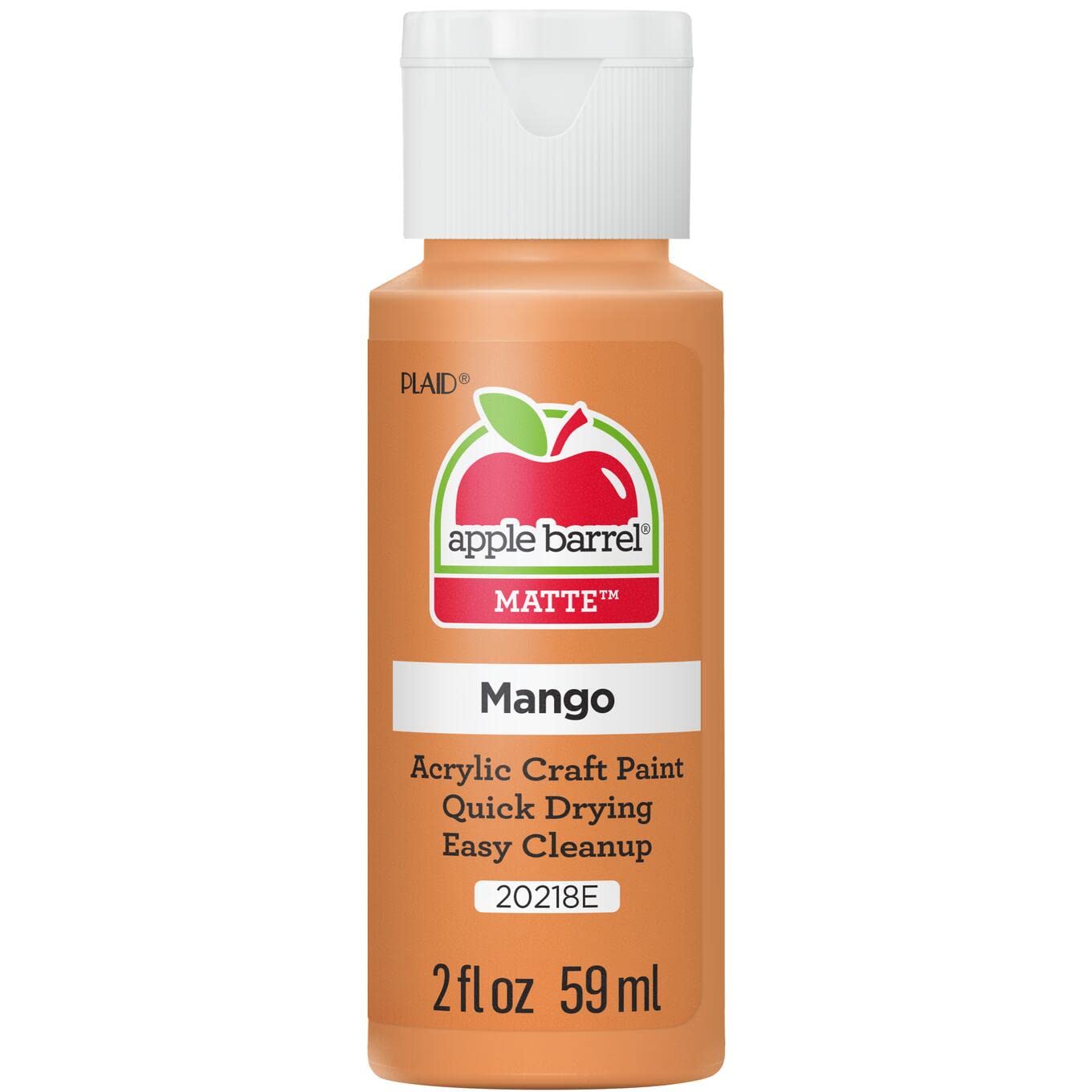 Apple Barrel Acrylic Paint in Assorted Colors (2 Ounce), 20503 White