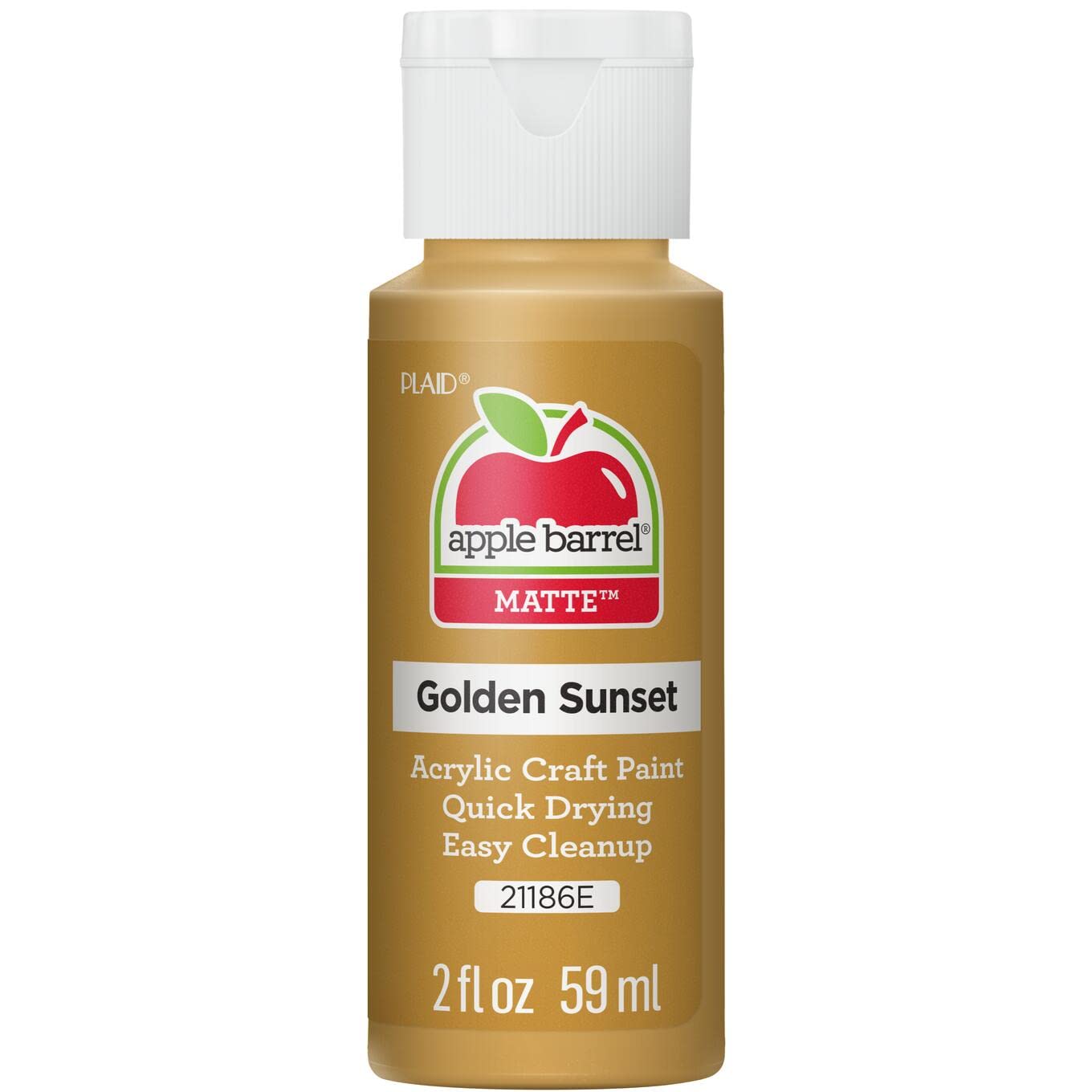 Apple Barrel Acrylic Paint in Assorted Colors (2 Ounce), 20503 White