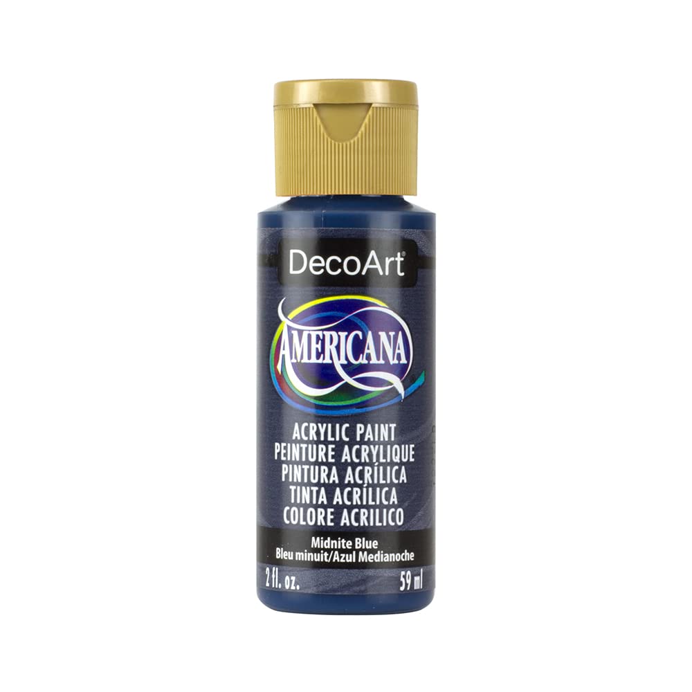 DecoArt Americana Acrylic Paint Set – Popular Colors, 18 Bottles (2 fl oz) – Art and Craft Acrylic Paints for Canvas, Wood, and More