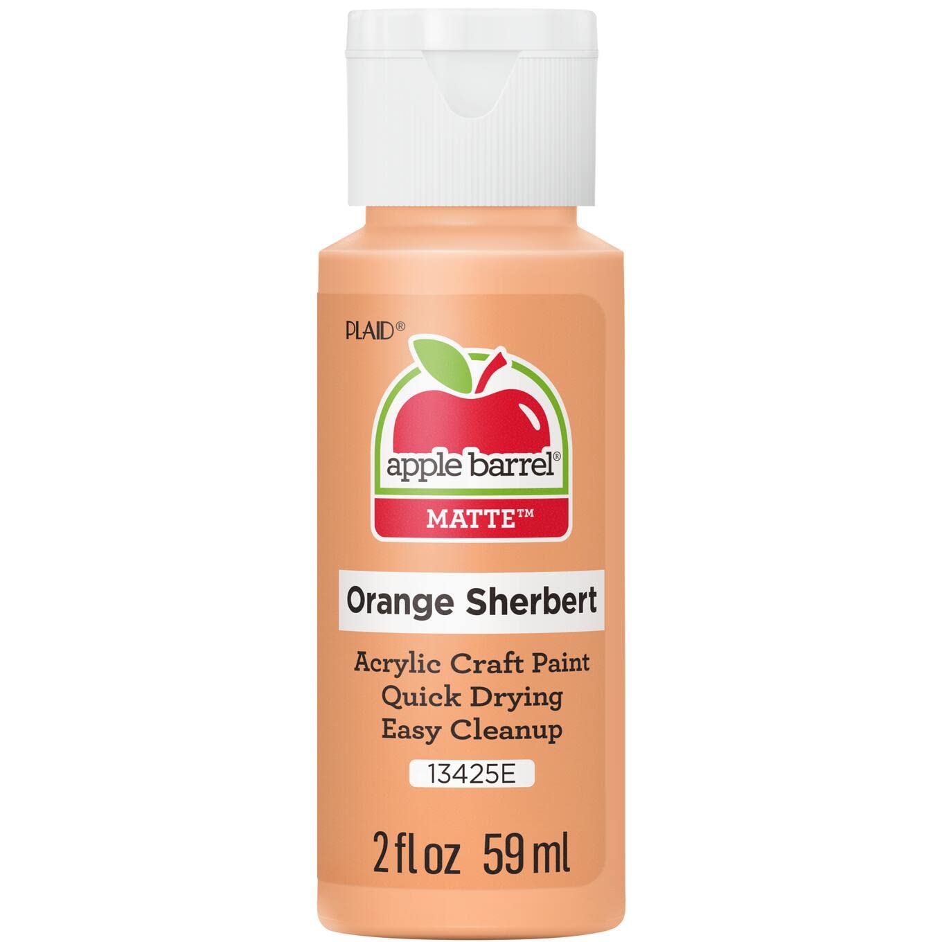 Apple Barrel Acrylic Paint in Assorted Colors (2 Ounce), 20503 White