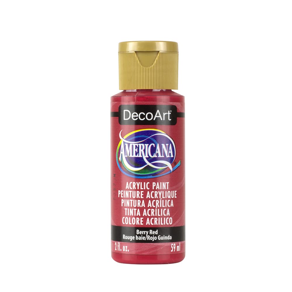 DecoArt Americana Acrylic Paint Set – Popular Colors, 18 Bottles (2 fl oz) – Art and Craft Acrylic Paints for Canvas, Wood, and More