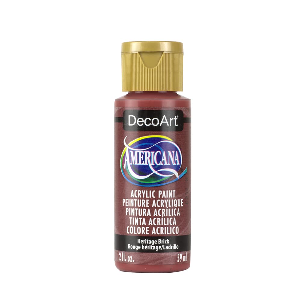 DecoArt Americana Acrylic Paint Set – Popular Colors, 18 Bottles (2 fl oz) – Art and Craft Acrylic Paints for Canvas, Wood, and More