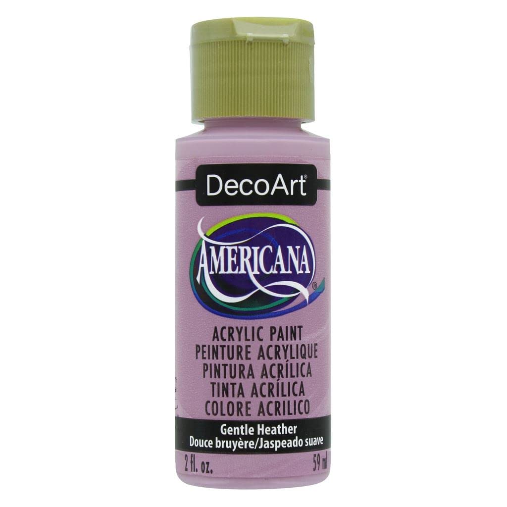 DecoArt Americana Acrylic Paint Set – Popular Colors, 18 Bottles (2 fl oz) – Art and Craft Acrylic Paints for Canvas, Wood, and More