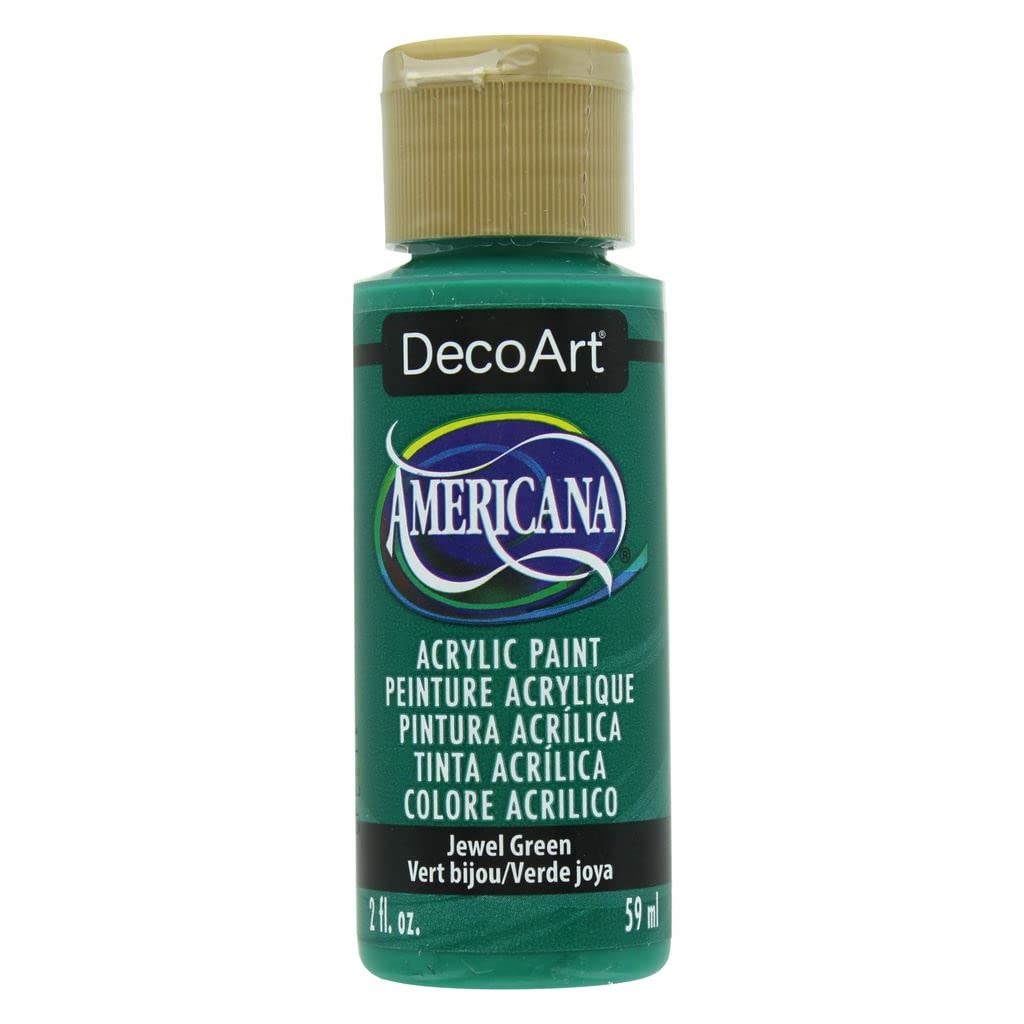 DecoArt Americana Acrylic Paint Set – Popular Colors, 18 Bottles (2 fl oz) – Art and Craft Acrylic Paints for Canvas, Wood, and More