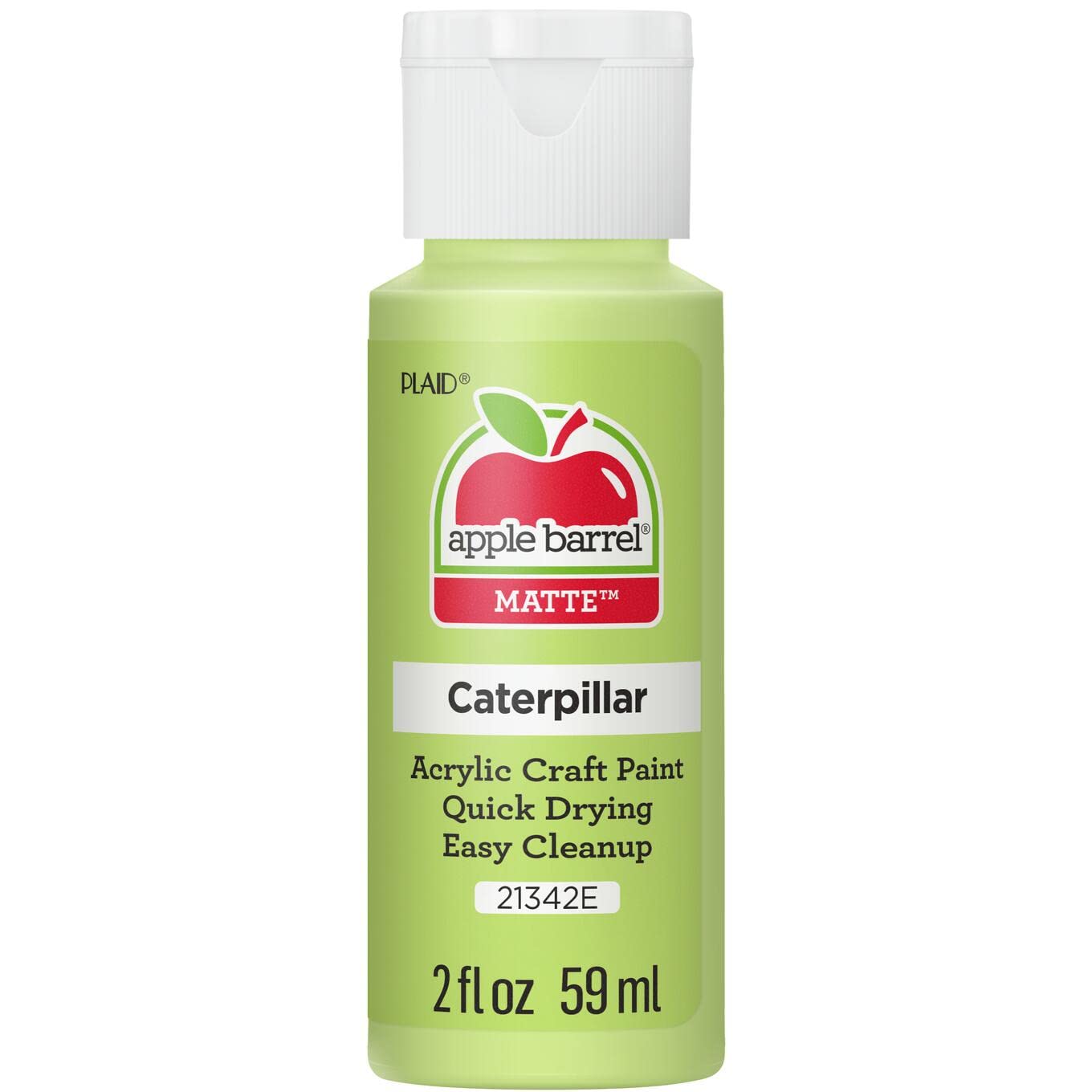 Apple Barrel Acrylic Paint in Assorted Colors (2 Ounce), 20503 White