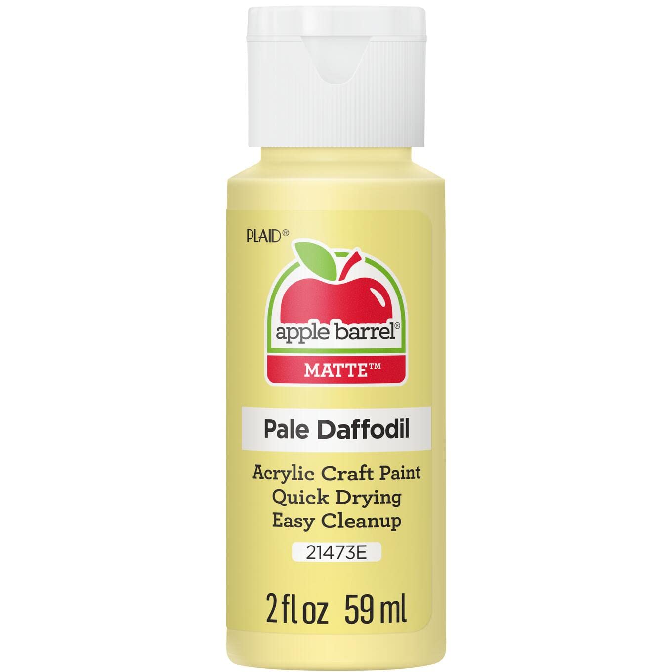 Apple Barrel Acrylic Paint in Assorted Colors (2 Ounce), 20503 White