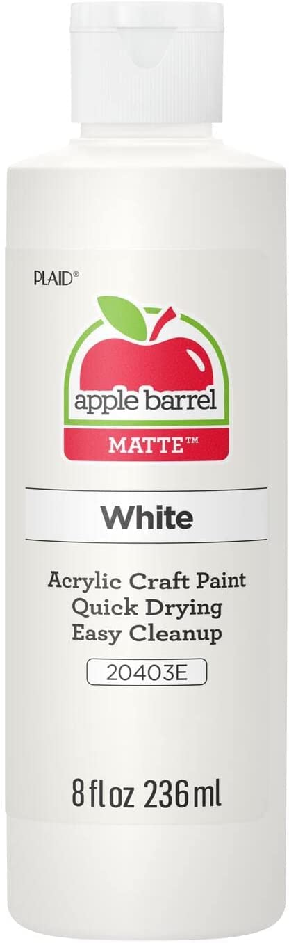 Apple Barrel Acrylic Paint in Assorted Colors (8 Ounce), 20404 Black- (Pack of 1)