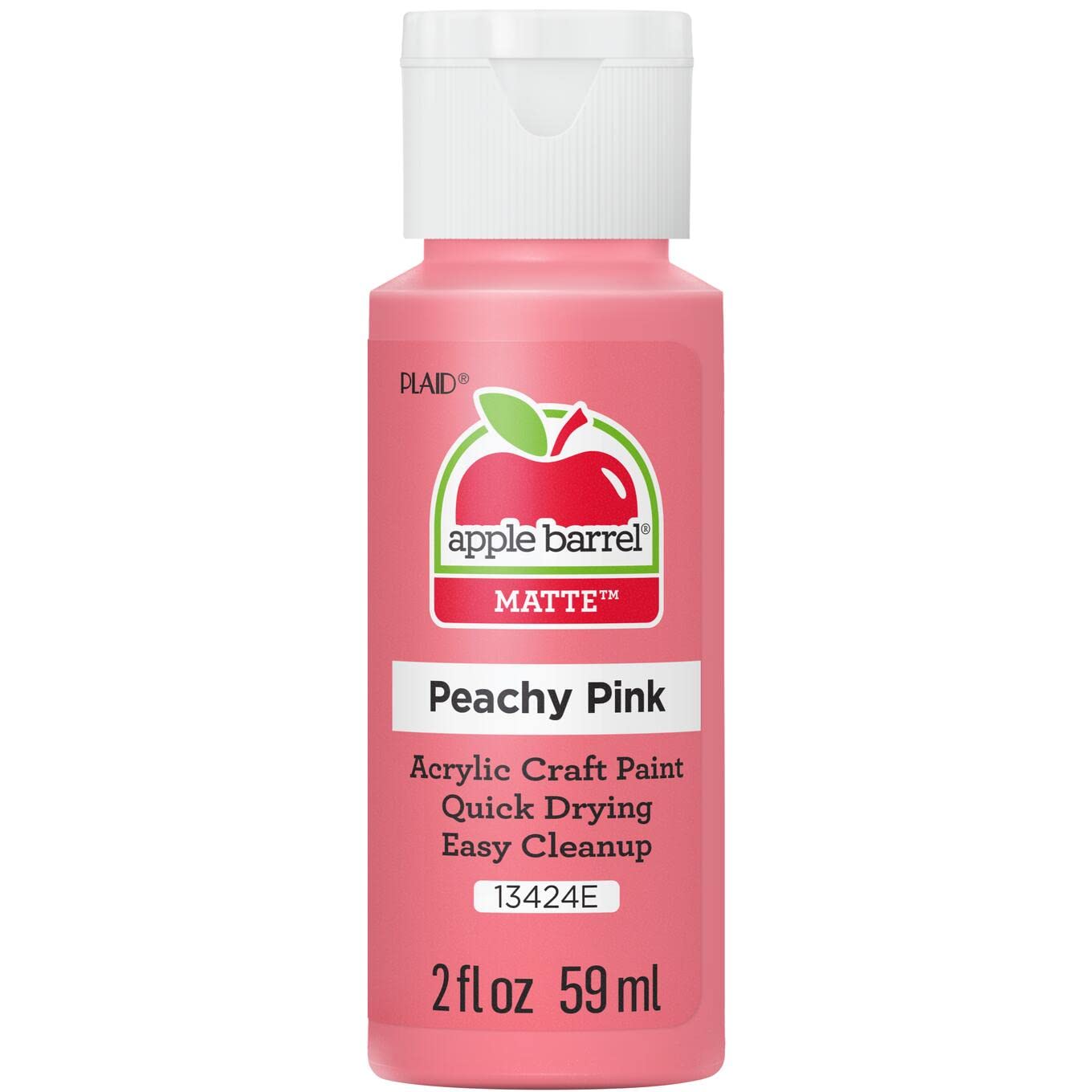 Apple Barrel Acrylic Paint in Assorted Colors (2 Ounce), 20503 White