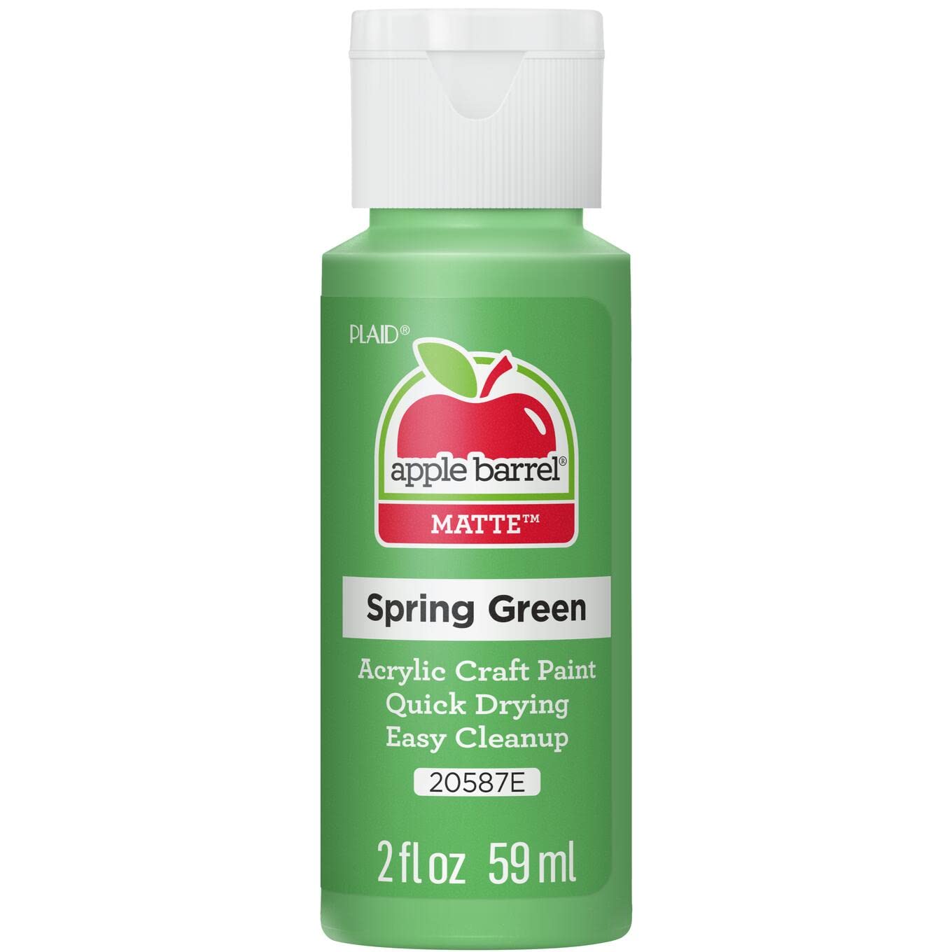 Apple Barrel Acrylic Paint in Assorted Colors (2 Ounce), 20503 White