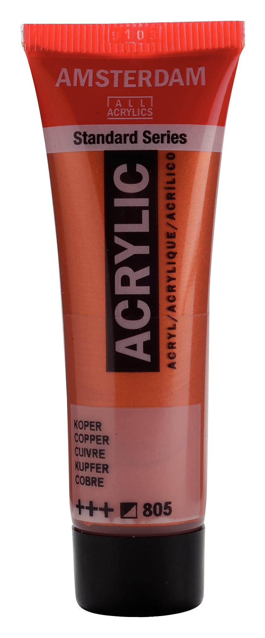 Amsterdam Standard Series Acrylic Paint Tube, Oxide Black 735, 4 fl oz | Vibrant Color with Acrylic Resin Binder, High Lightfastness, Water-Based, Strong Coverage, Visible Brush Strokes