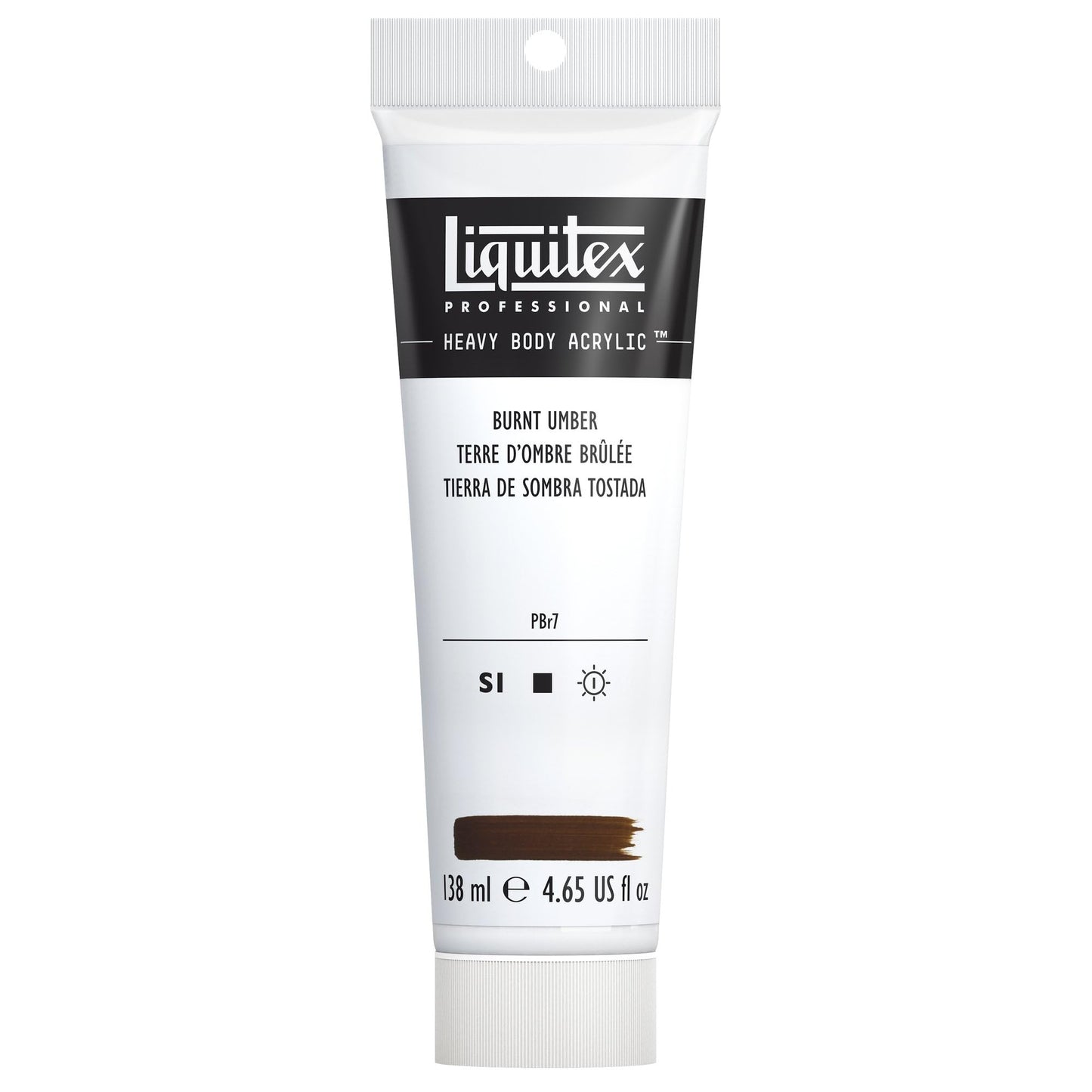 Liquitex Professional Heavy Body Acrylic Paint, 2-oz (59ml) Tube, Burnt Sienna