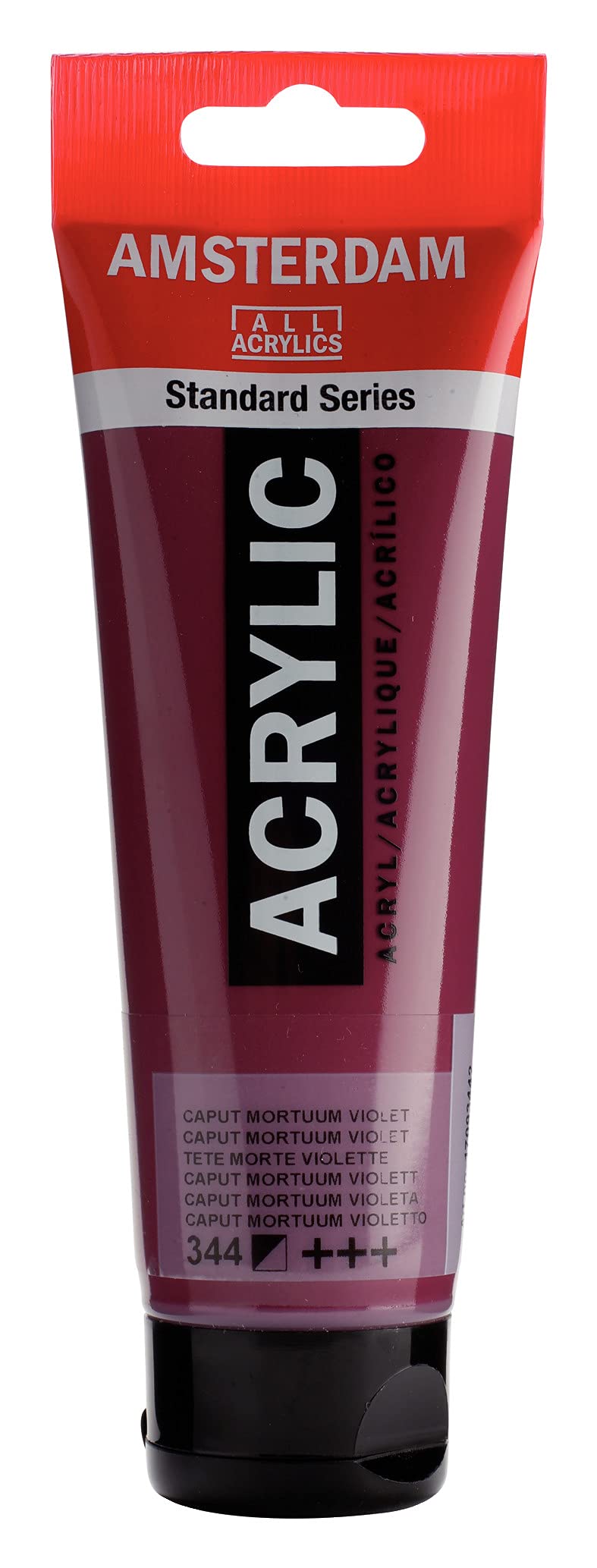 Amsterdam Standard Series Acrylic Paint Tube, Oxide Black 735, 4 fl oz | Vibrant Color with Acrylic Resin Binder, High Lightfastness, Water-Based, Strong Coverage, Visible Brush Strokes