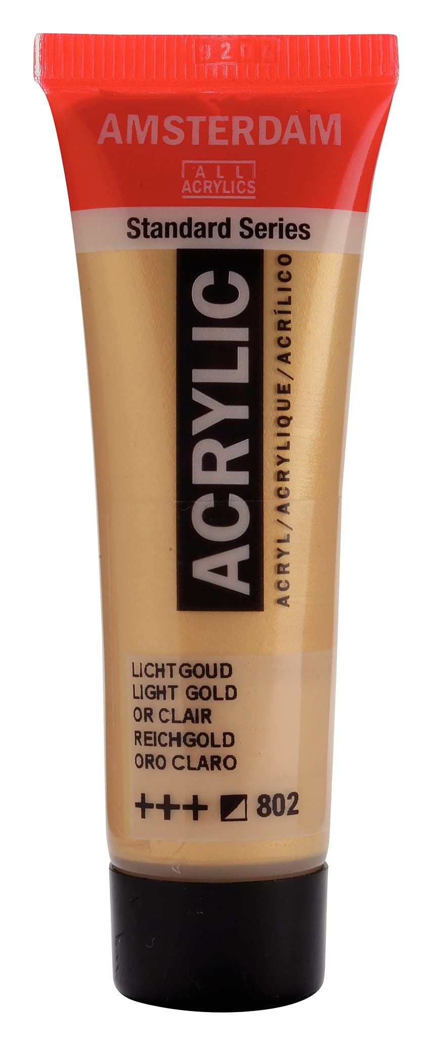 Amsterdam Standard Series Acrylic Paint Tube, Oxide Black 735, 4 fl oz | Vibrant Color with Acrylic Resin Binder, High Lightfastness, Water-Based, Strong Coverage, Visible Brush Strokes