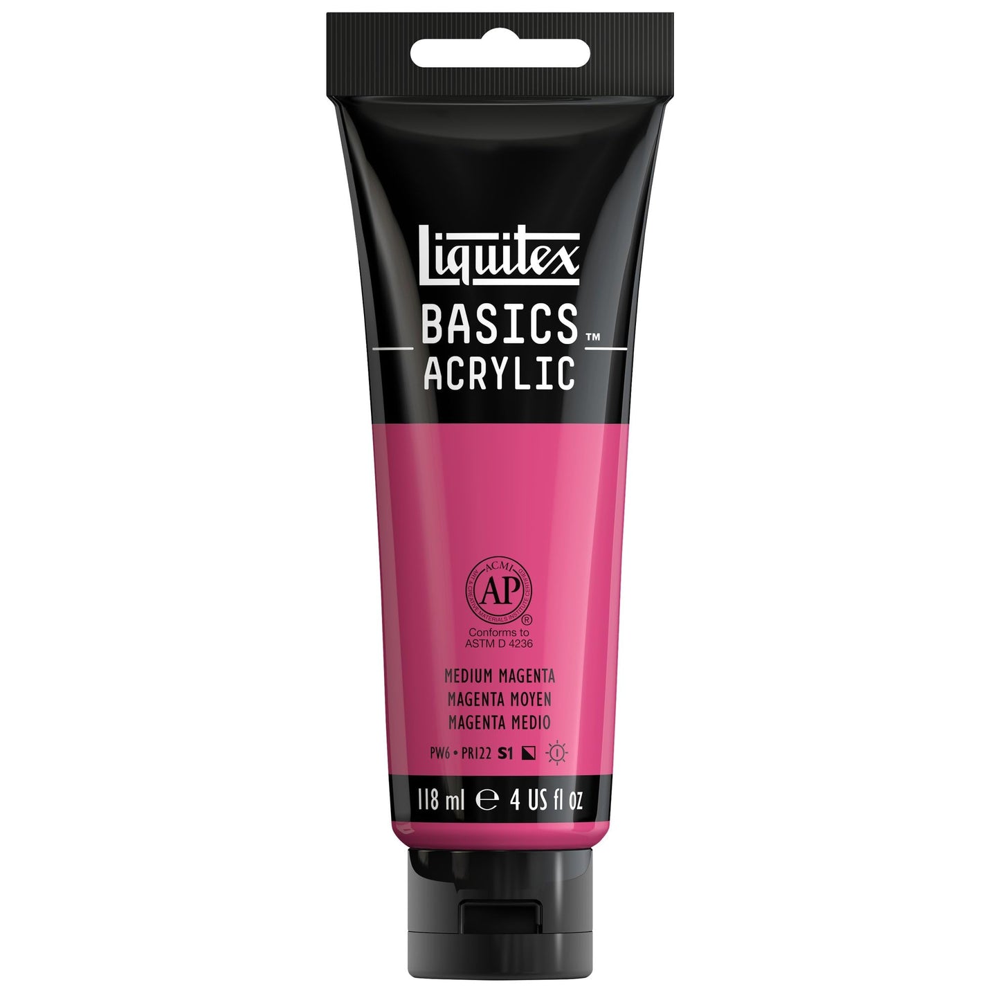 Liquitex BASICS Acrylic Paint, 250ml (8.5-oz) Tube, Cadmium Red Medium Hue