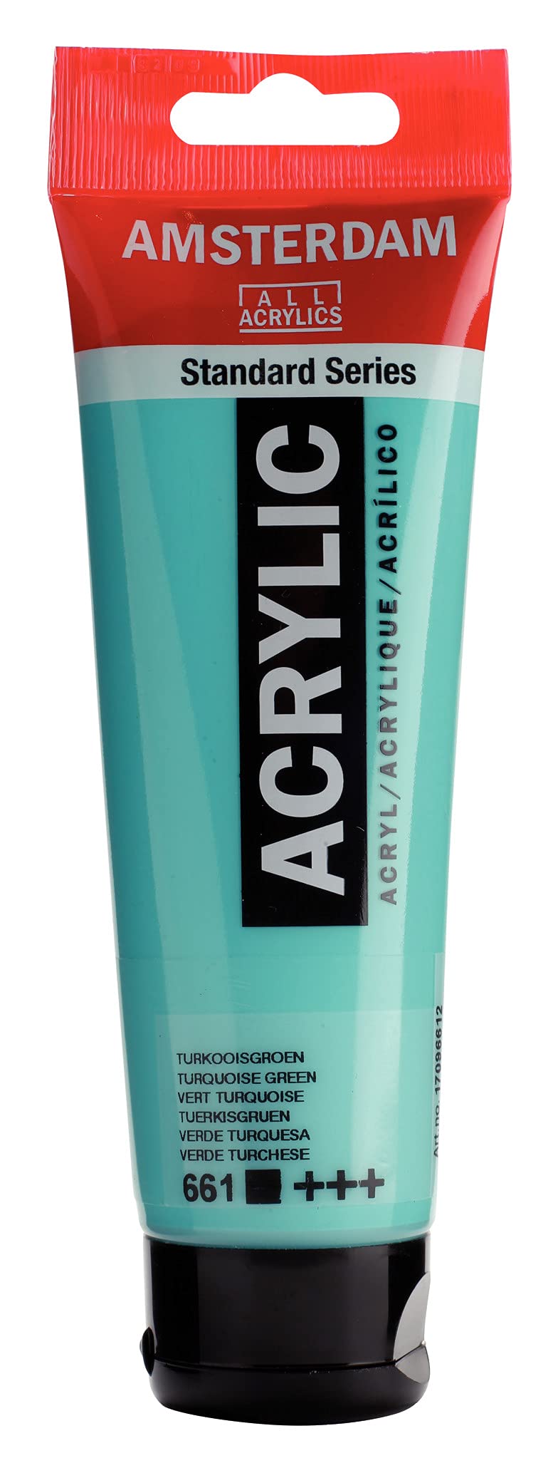 Amsterdam Standard Series Acrylic Paint Tube, Oxide Black 735, 4 fl oz | Vibrant Color with Acrylic Resin Binder, High Lightfastness, Water-Based, Strong Coverage, Visible Brush Strokes