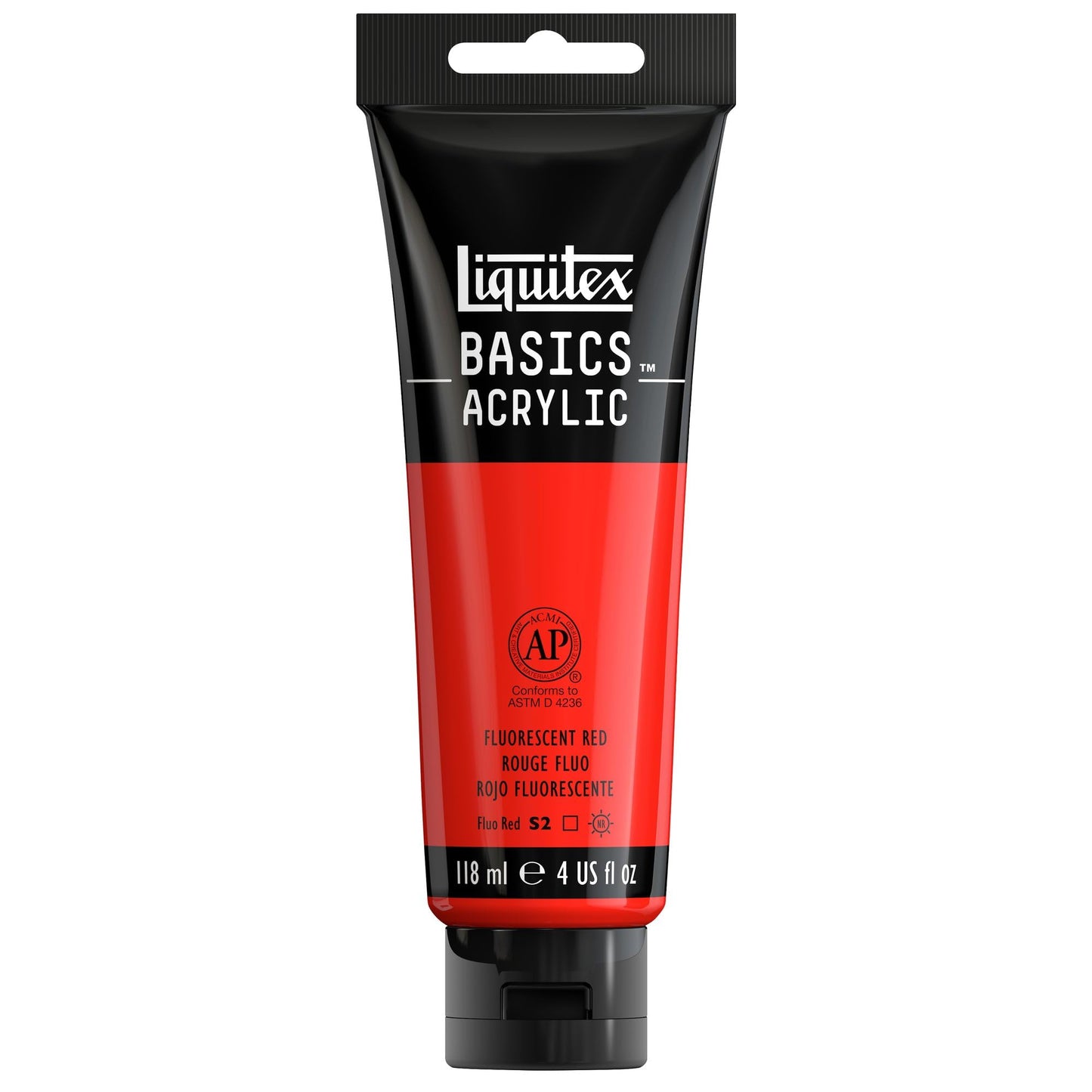 Liquitex BASICS Acrylic Paint, 250ml (8.5-oz) Tube, Cadmium Red Medium Hue