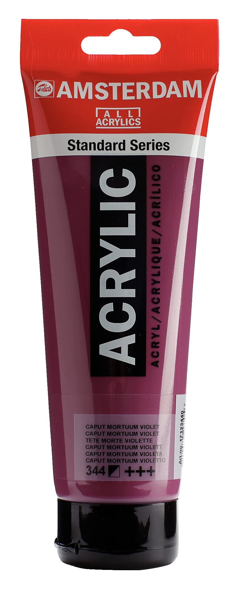 Amsterdam Standard Series Acrylic Paint Tube, Oxide Black 735, 4 fl oz | Vibrant Color with Acrylic Resin Binder, High Lightfastness, Water-Based, Strong Coverage, Visible Brush Strokes
