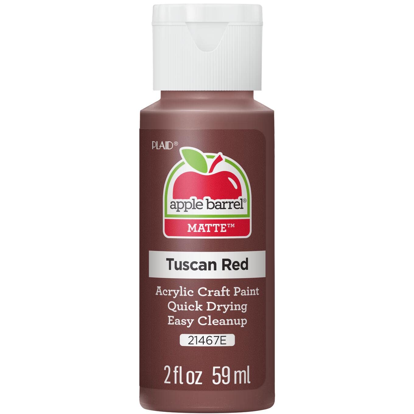 Apple Barrel Acrylic Paint in Assorted Colors (2 Ounce), 20503 White