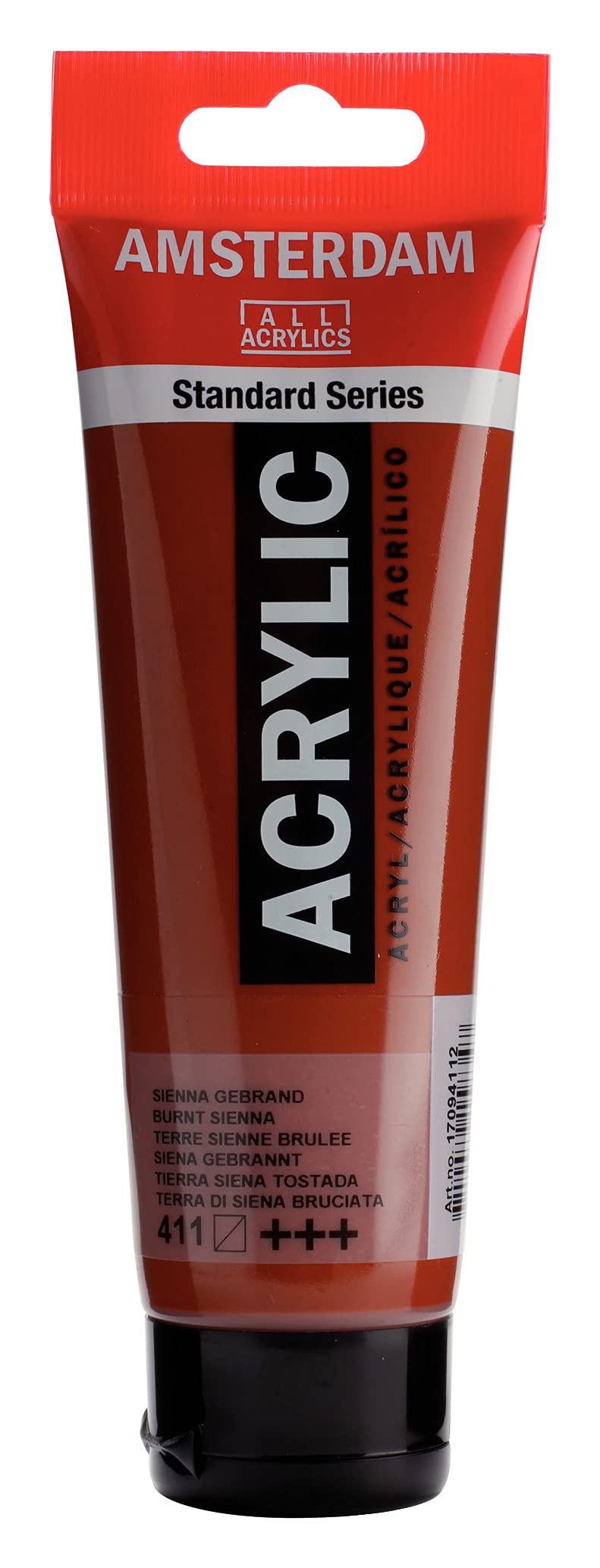 Amsterdam Standard Series Acrylic Paint Tube, Oxide Black 735, 4 fl oz | Vibrant Color with Acrylic Resin Binder, High Lightfastness, Water-Based, Strong Coverage, Visible Brush Strokes