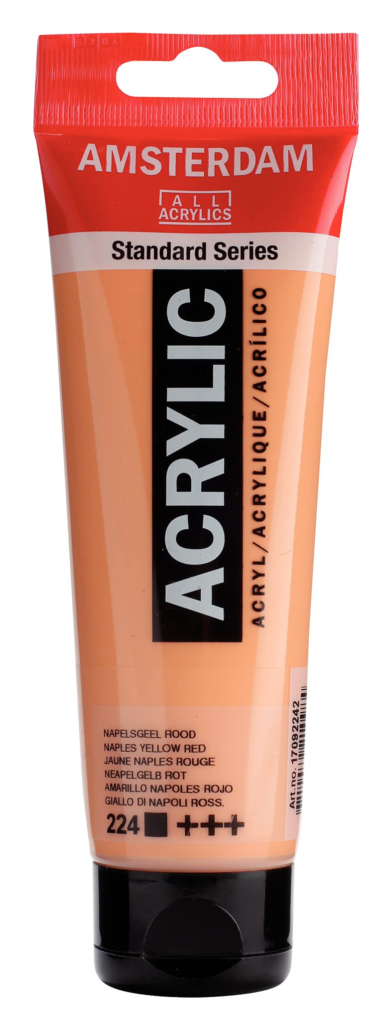 Amsterdam Standard Series Acrylic Paint Tube, Oxide Black 735, 4 fl oz | Vibrant Color with Acrylic Resin Binder, High Lightfastness, Water-Based, Strong Coverage, Visible Brush Strokes