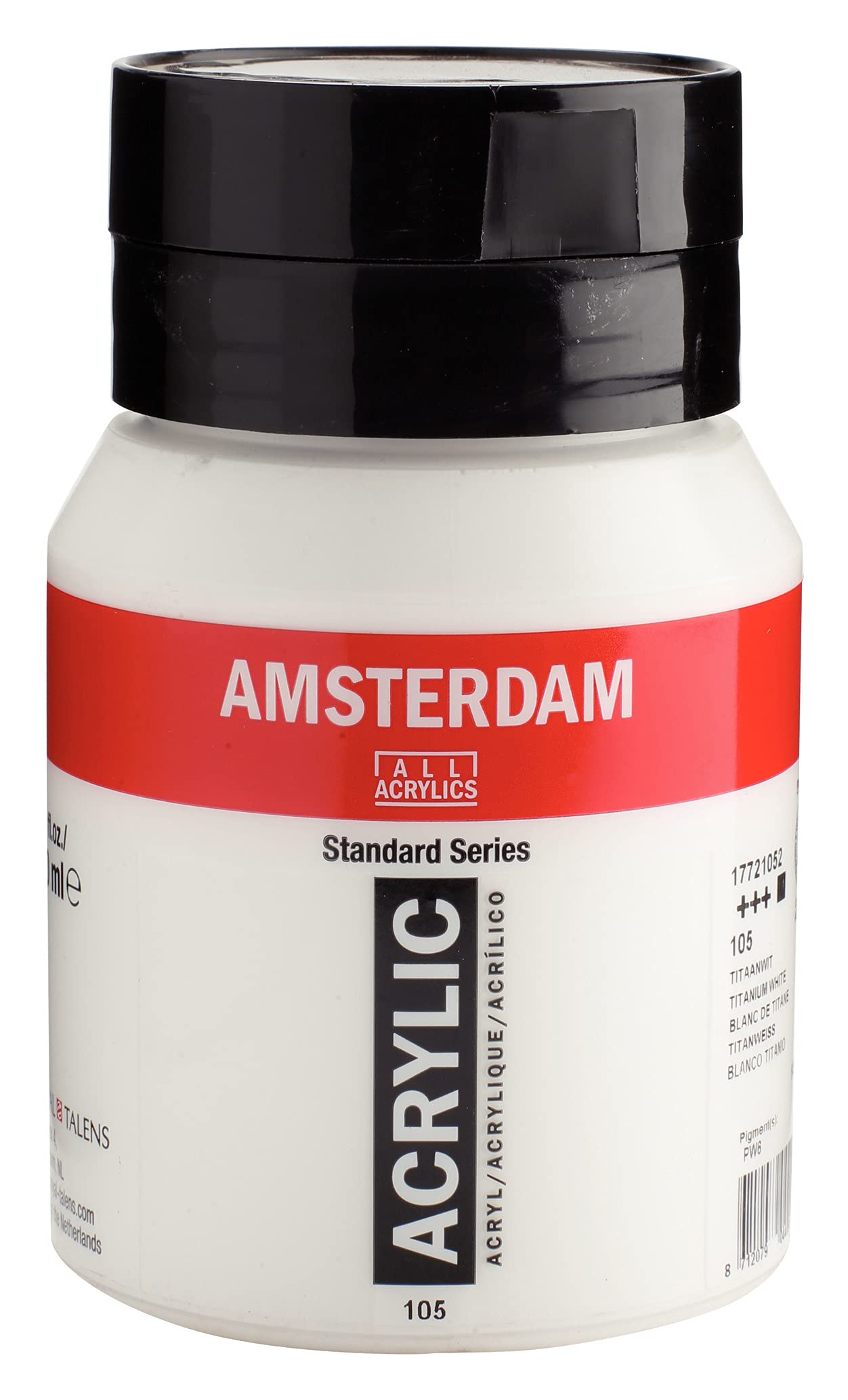 Amsterdam Standard Series Acrylic Paint Tube, Oxide Black 735, 4 fl oz | Vibrant Color with Acrylic Resin Binder, High Lightfastness, Water-Based, Strong Coverage, Visible Brush Strokes