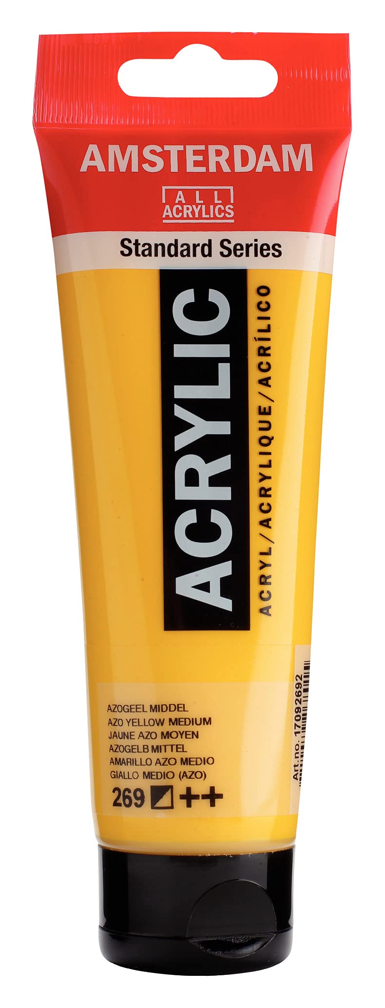 Amsterdam Standard Series Acrylic Paint Tube, Oxide Black 735, 4 fl oz | Vibrant Color with Acrylic Resin Binder, High Lightfastness, Water-Based, Strong Coverage, Visible Brush Strokes