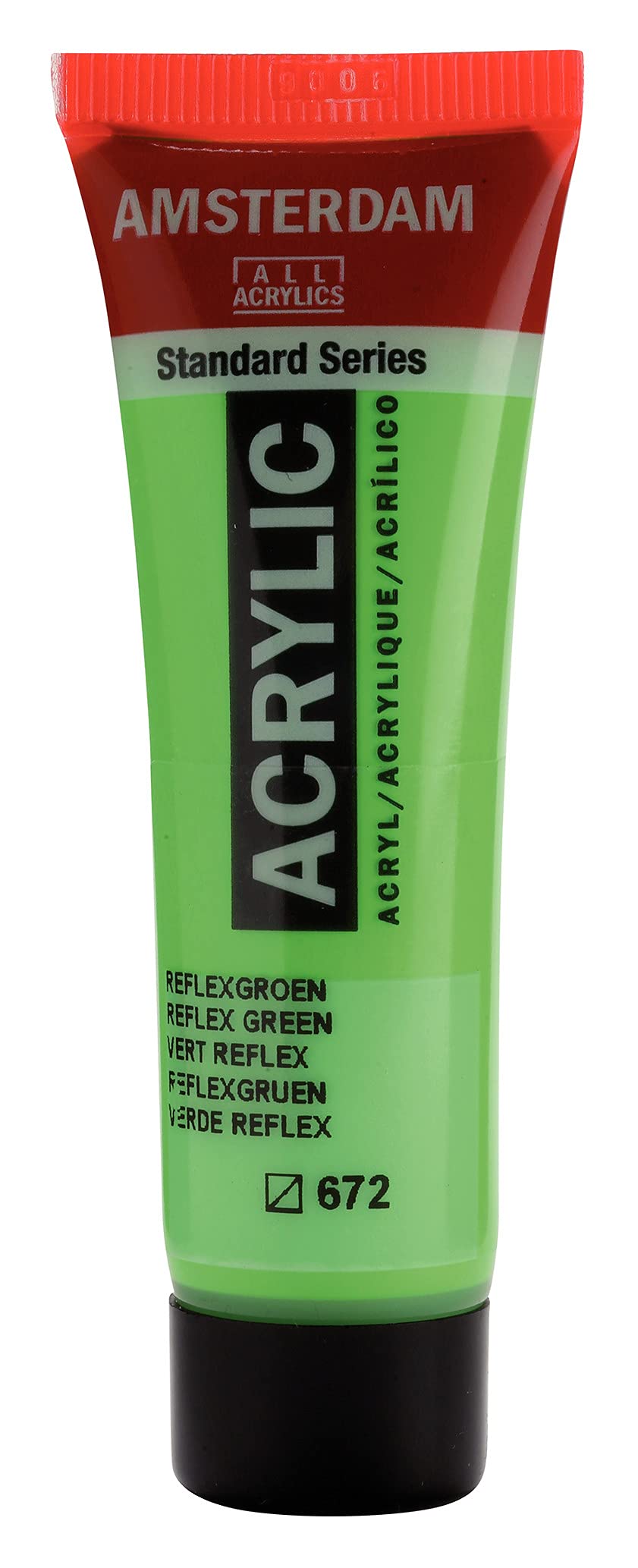 Amsterdam Standard Series Acrylic Paint Tube, Oxide Black 735, 4 fl oz | Vibrant Color with Acrylic Resin Binder, High Lightfastness, Water-Based, Strong Coverage, Visible Brush Strokes