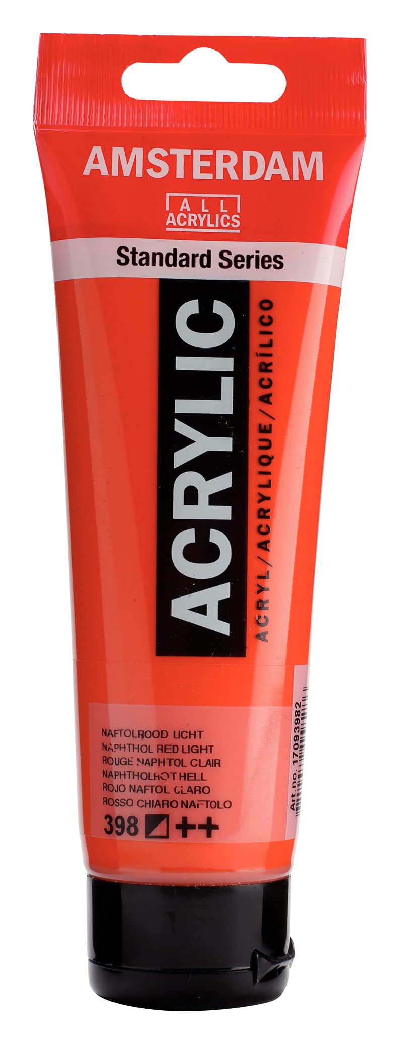 Amsterdam Standard Series Acrylic Paint Tube, Oxide Black 735, 4 fl oz | Vibrant Color with Acrylic Resin Binder, High Lightfastness, Water-Based, Strong Coverage, Visible Brush Strokes