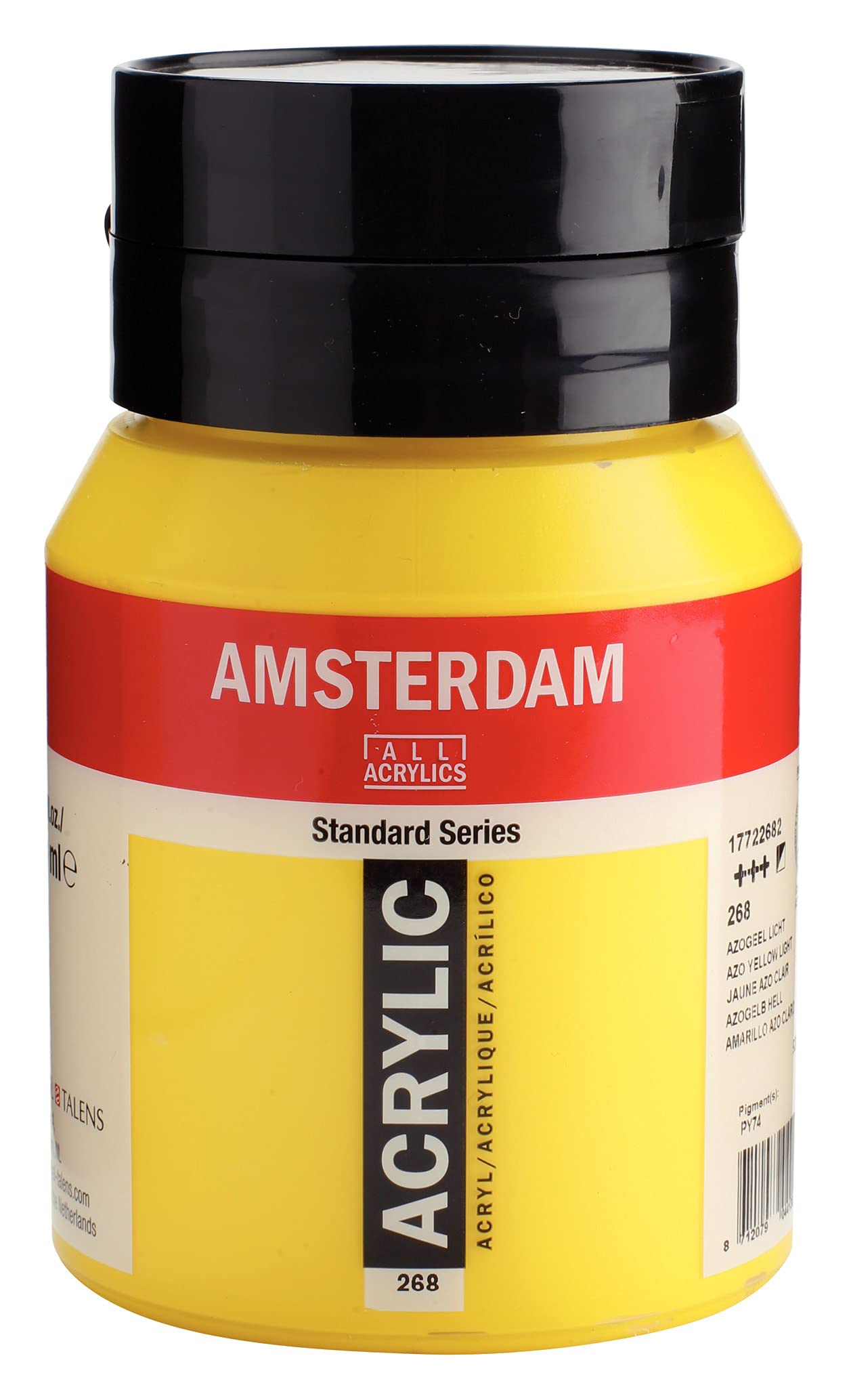 Amsterdam Standard Series Acrylic Paint Tube, Oxide Black 735, 4 fl oz | Vibrant Color with Acrylic Resin Binder, High Lightfastness, Water-Based, Strong Coverage, Visible Brush Strokes