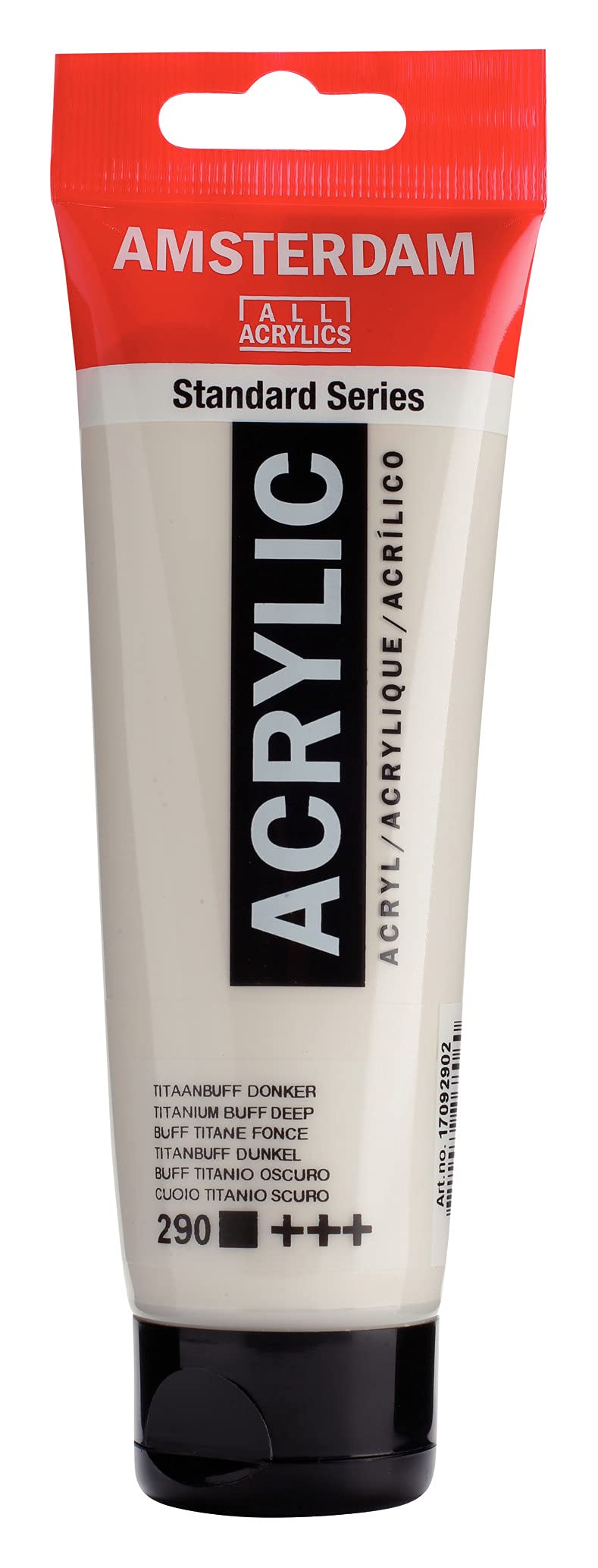 Amsterdam Standard Series Acrylic Paint Tube, Oxide Black 735, 4 fl oz | Vibrant Color with Acrylic Resin Binder, High Lightfastness, Water-Based, Strong Coverage, Visible Brush Strokes
