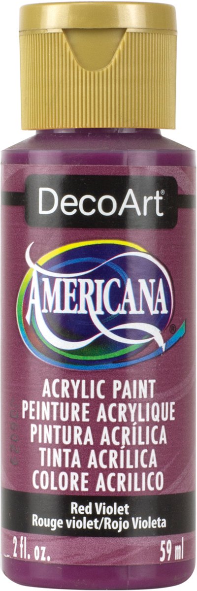 DecoArt Americana Acrylic Paint Set – Popular Colors, 18 Bottles (2 fl oz) – Art and Craft Acrylic Paints for Canvas, Wood, and More