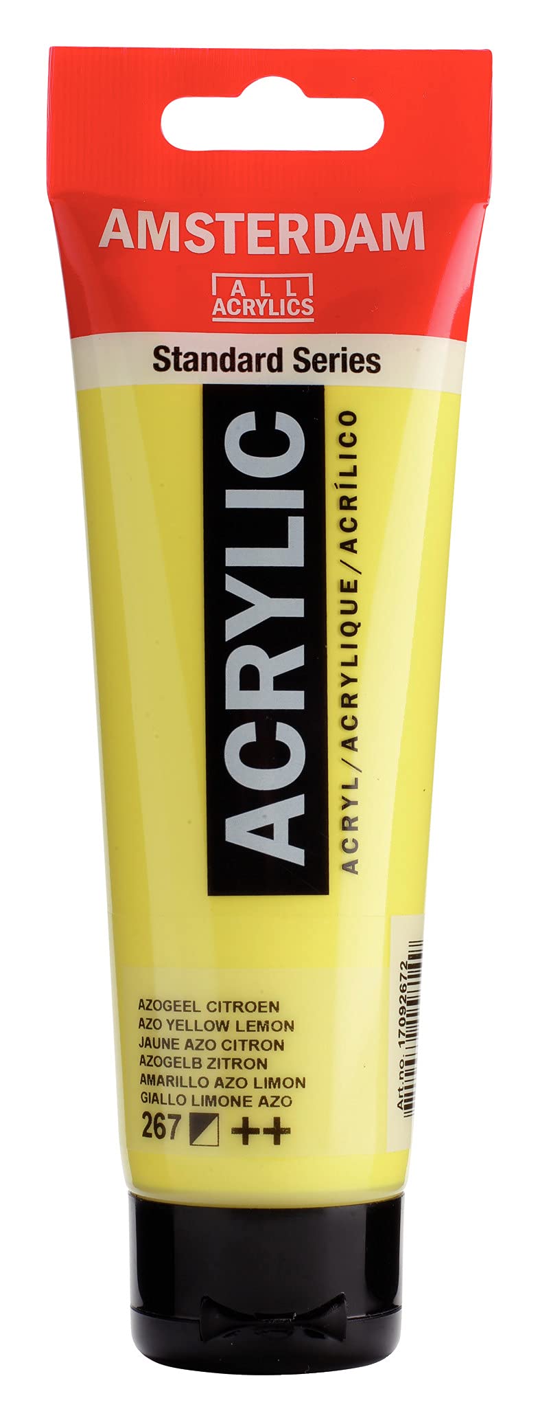 Amsterdam Standard Series Acrylic Paint Tube, Oxide Black 735, 4 fl oz | Vibrant Color with Acrylic Resin Binder, High Lightfastness, Water-Based, Strong Coverage, Visible Brush Strokes