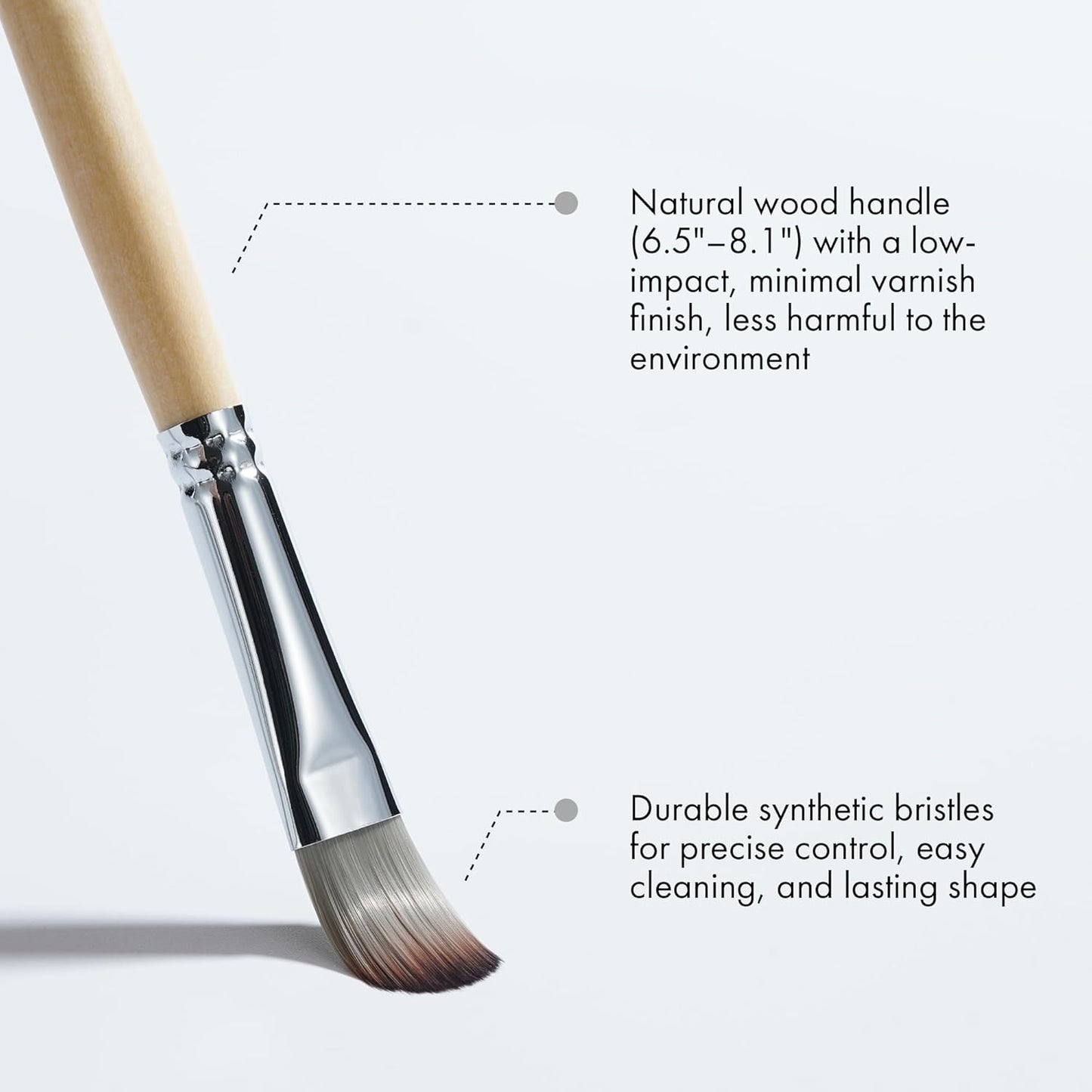 ARTIFY 25 Pieces Professional Paint Brush Set – Expert Series Synthetic Nylon Brushes for Acrylic, Oil, Watercolor, Gouache – No Shedding, Canvas Roll Case & Palette Knife, Artist Gifts Art Supplies