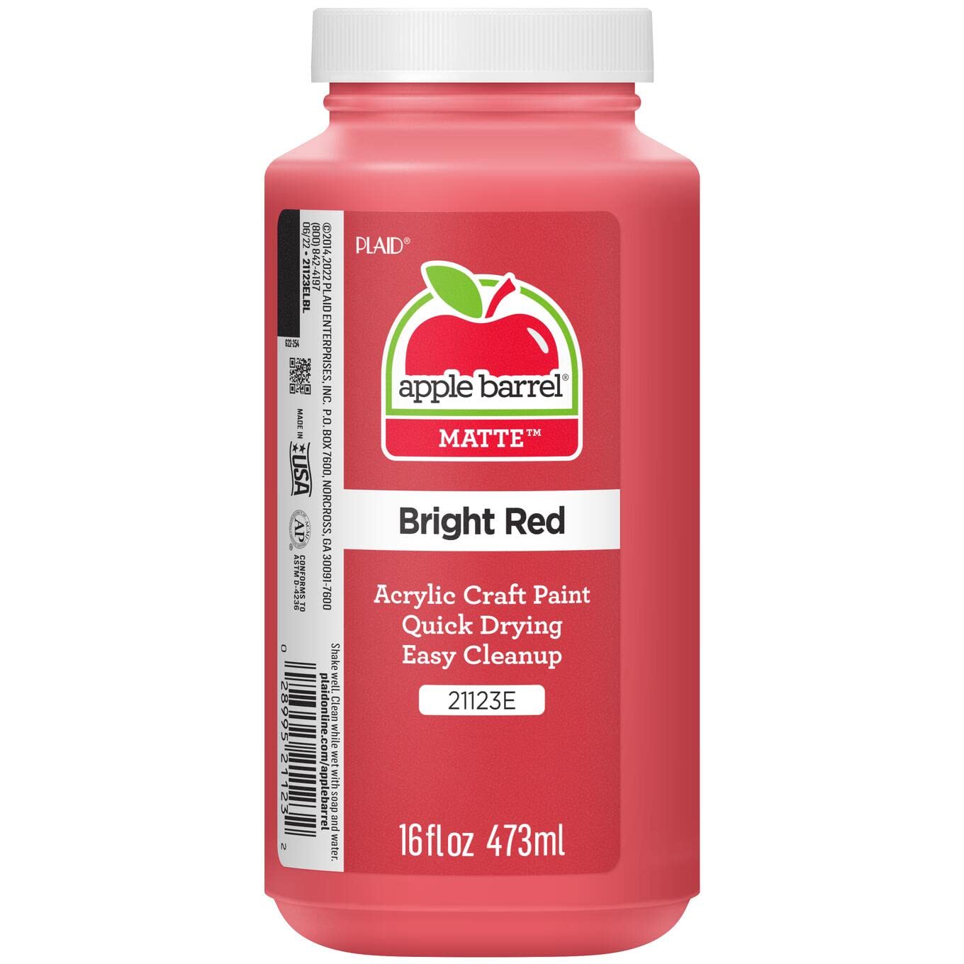 Apple Barrel Acrylic Paint in Assorted Colors (16 Ounce), 21142 Cobalt Blue