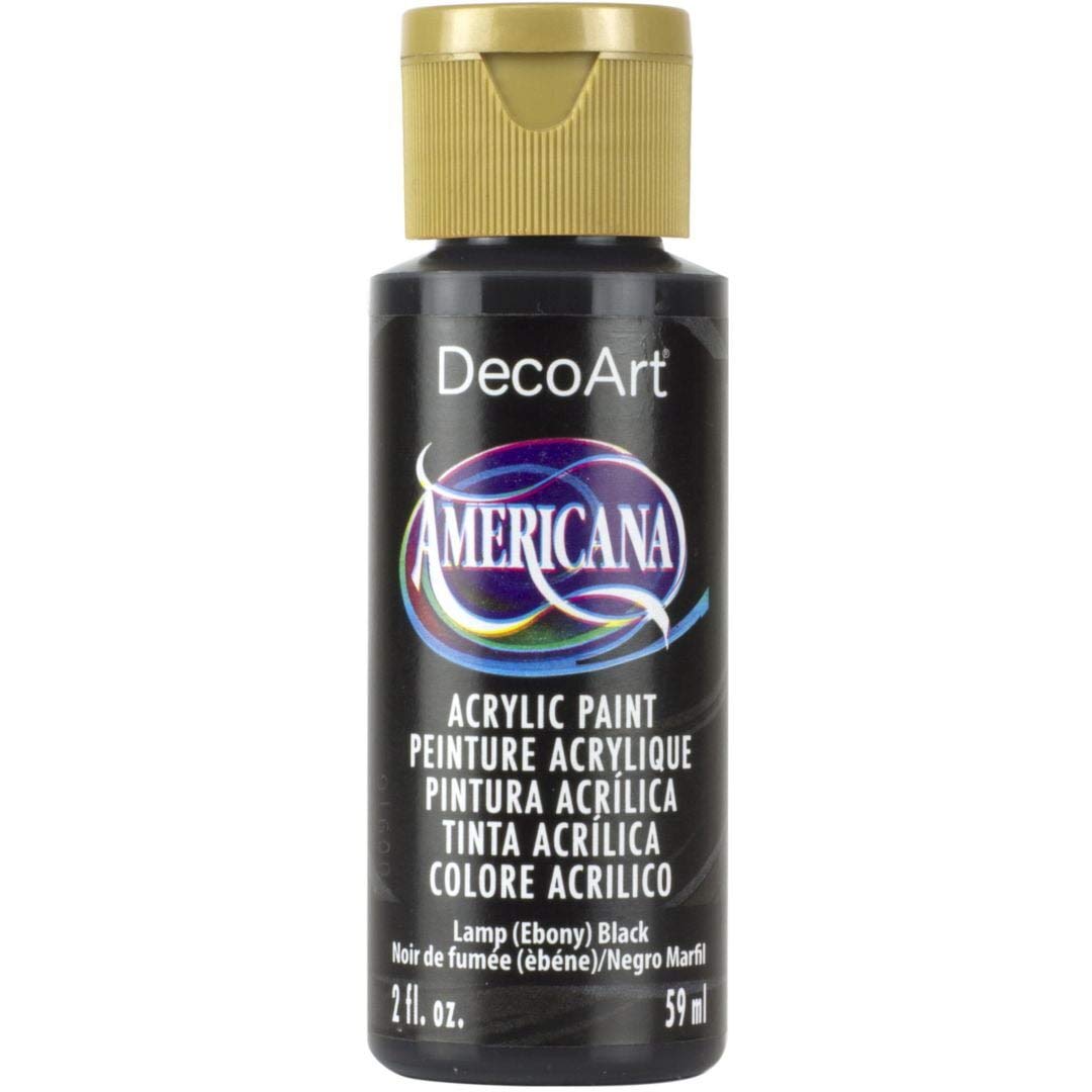 DecoArt Americana Acrylic Paint Set – Popular Colors, 18 Bottles (2 fl oz) – Art and Craft Acrylic Paints for Canvas, Wood, and More