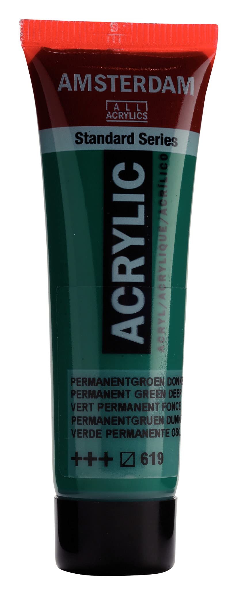 Amsterdam Standard Series Acrylic Paint Tube, Oxide Black 735, 4 fl oz | Vibrant Color with Acrylic Resin Binder, High Lightfastness, Water-Based, Strong Coverage, Visible Brush Strokes