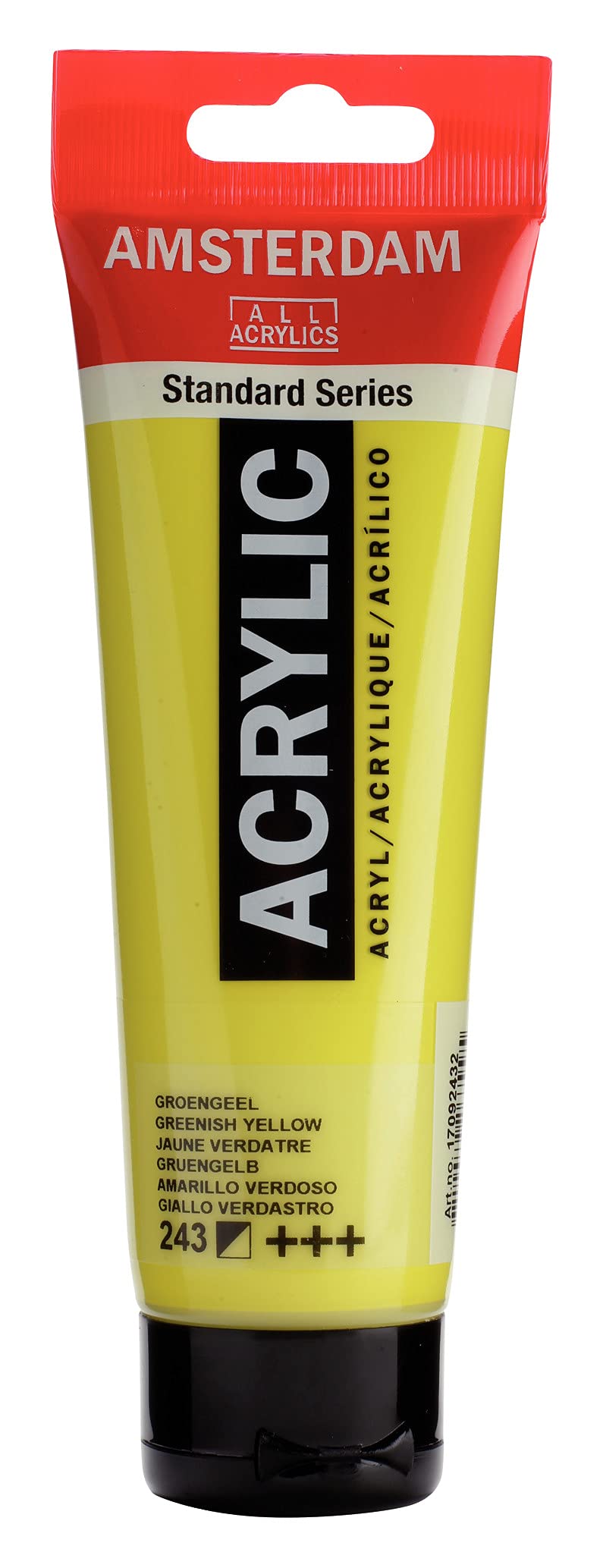 Amsterdam Standard Series Acrylic Paint Tube, Oxide Black 735, 4 fl oz | Vibrant Color with Acrylic Resin Binder, High Lightfastness, Water-Based, Strong Coverage, Visible Brush Strokes