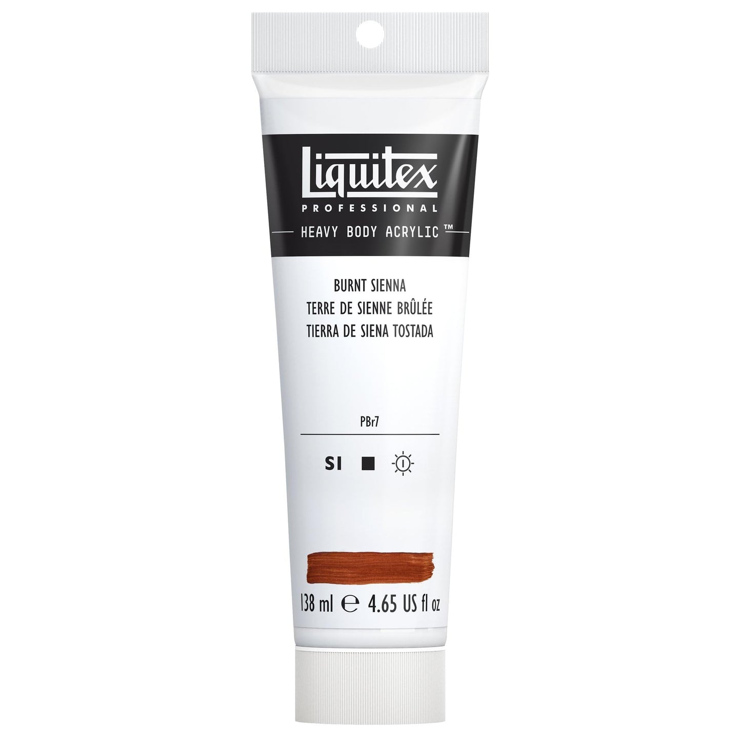 Liquitex Professional Heavy Body Acrylic Paint, 2-oz (59ml) Tube, Burnt Sienna