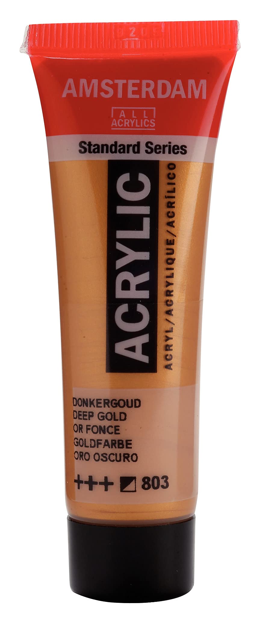 Amsterdam Standard Series Acrylic Paint Tube, Oxide Black 735, 4 fl oz | Vibrant Color with Acrylic Resin Binder, High Lightfastness, Water-Based, Strong Coverage, Visible Brush Strokes
