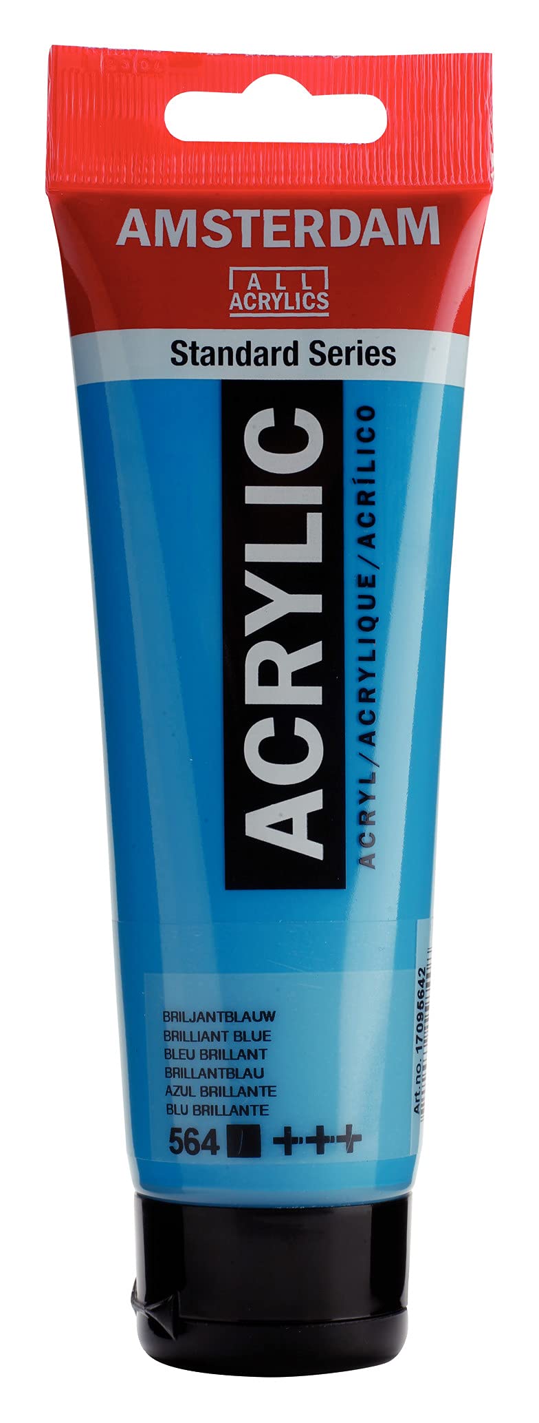 Amsterdam Standard Series Acrylic Paint Tube, Oxide Black 735, 4 fl oz | Vibrant Color with Acrylic Resin Binder, High Lightfastness, Water-Based, Strong Coverage, Visible Brush Strokes