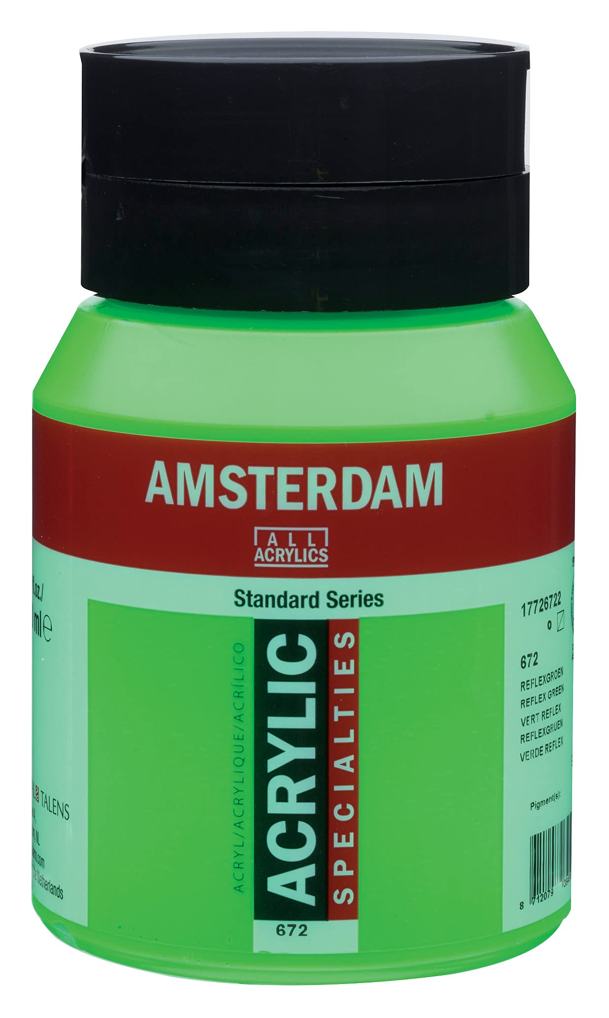 Amsterdam Standard Series Acrylic Paint Tube, Oxide Black 735, 4 fl oz | Vibrant Color with Acrylic Resin Binder, High Lightfastness, Water-Based, Strong Coverage, Visible Brush Strokes