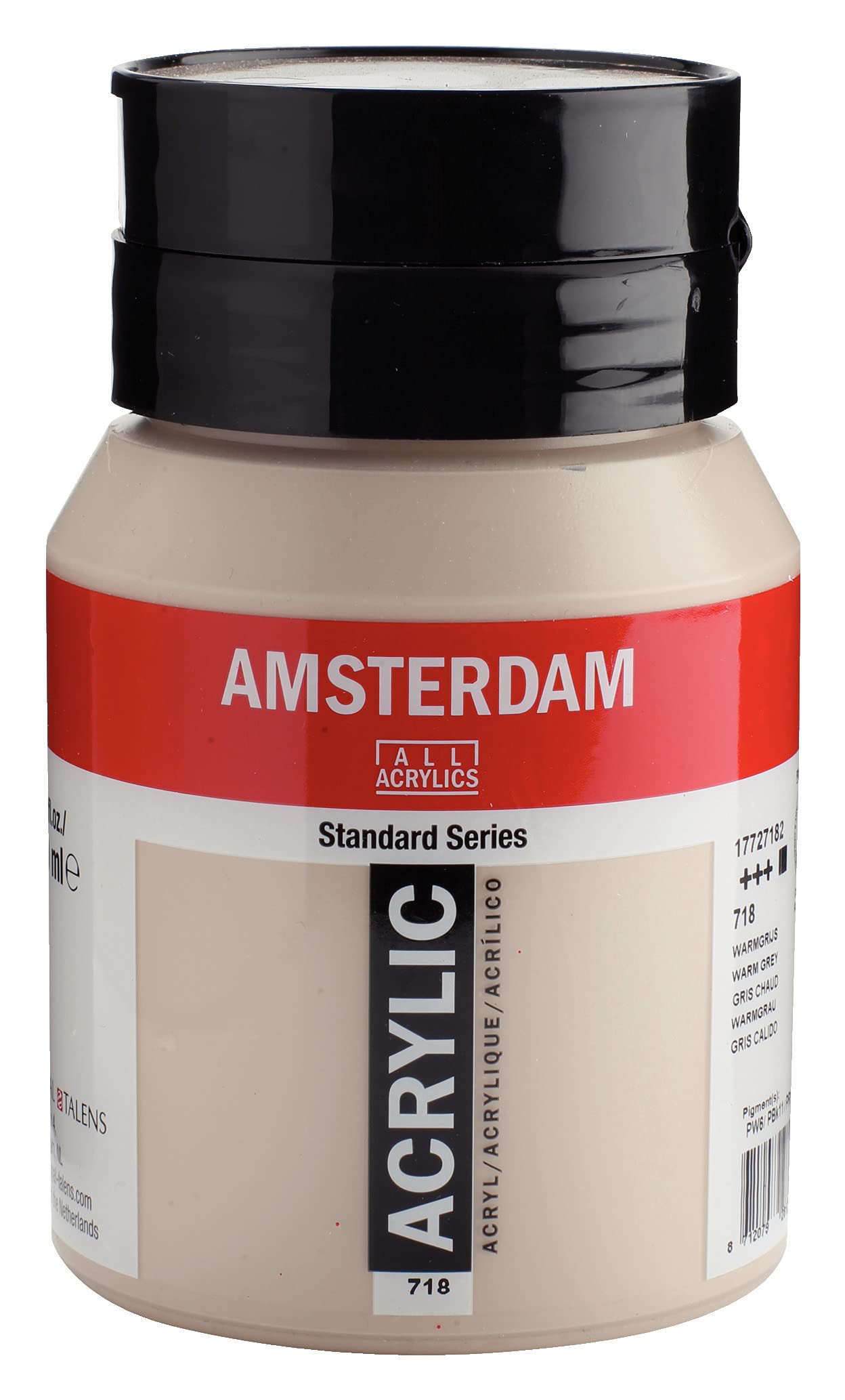 Amsterdam Standard Series Acrylic Paint Tube, Oxide Black 735, 4 fl oz | Vibrant Color with Acrylic Resin Binder, High Lightfastness, Water-Based, Strong Coverage, Visible Brush Strokes