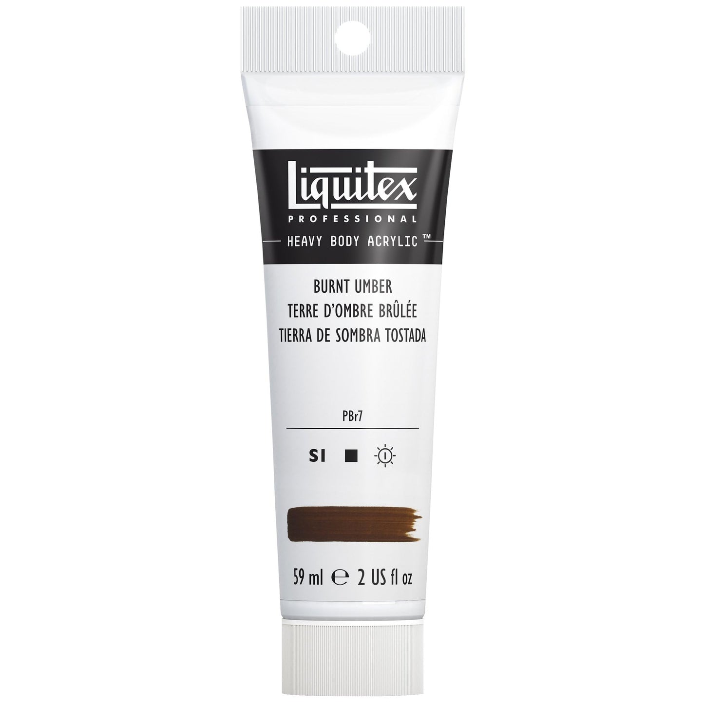 Liquitex Professional Heavy Body Acrylic Paint, 2-oz (59ml) Tube, Burnt Sienna