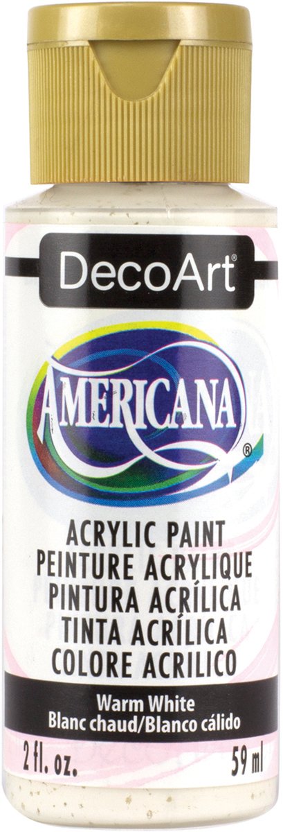 DecoArt Americana Acrylic Paint Set – Popular Colors, 18 Bottles (2 fl oz) – Art and Craft Acrylic Paints for Canvas, Wood, and More