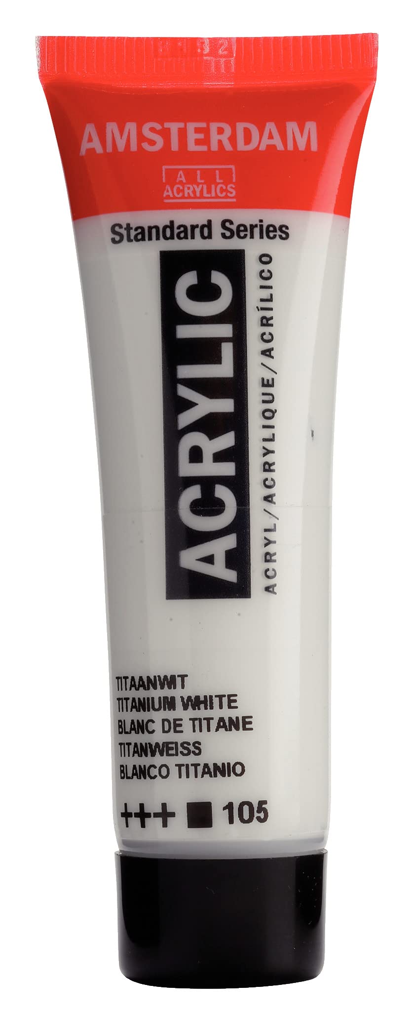 Amsterdam Standard Series Acrylic Paint Tube, Oxide Black 735, 4 fl oz | Vibrant Color with Acrylic Resin Binder, High Lightfastness, Water-Based, Strong Coverage, Visible Brush Strokes