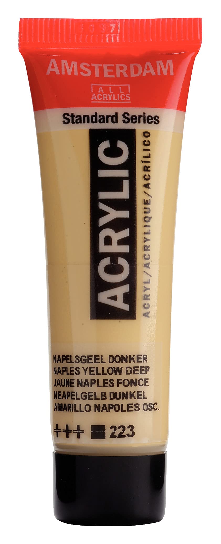 Amsterdam Standard Series Acrylic Paint Tube, Oxide Black 735, 4 fl oz | Vibrant Color with Acrylic Resin Binder, High Lightfastness, Water-Based, Strong Coverage, Visible Brush Strokes